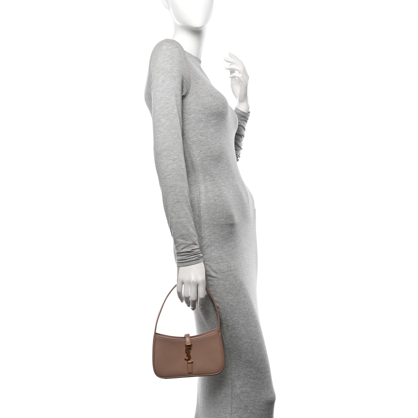 Smooth Calfskin Le 5 A 7 Mini Hobo Rosy Sand