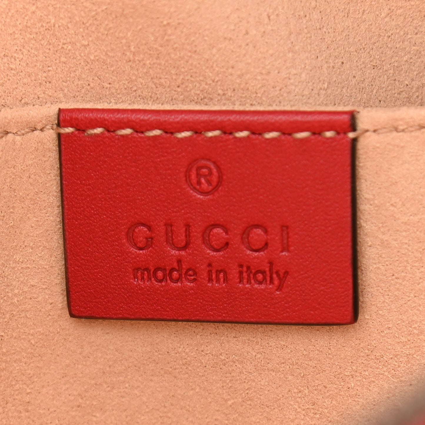 Calfskin Matelasse GG Marmont Belt Bag 85 34 Hibiscus Red