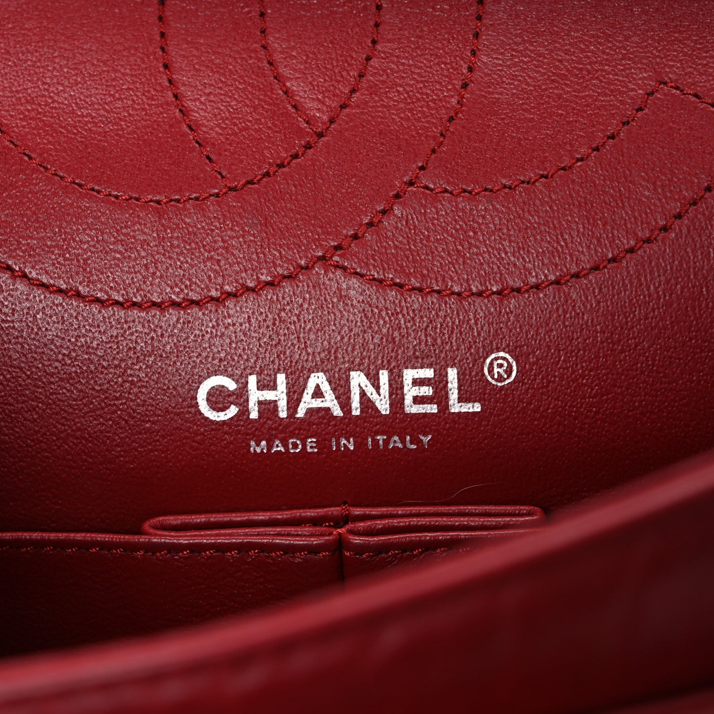 Aged Calfskin Quilted 2.55 Reissue 225 Flap Red