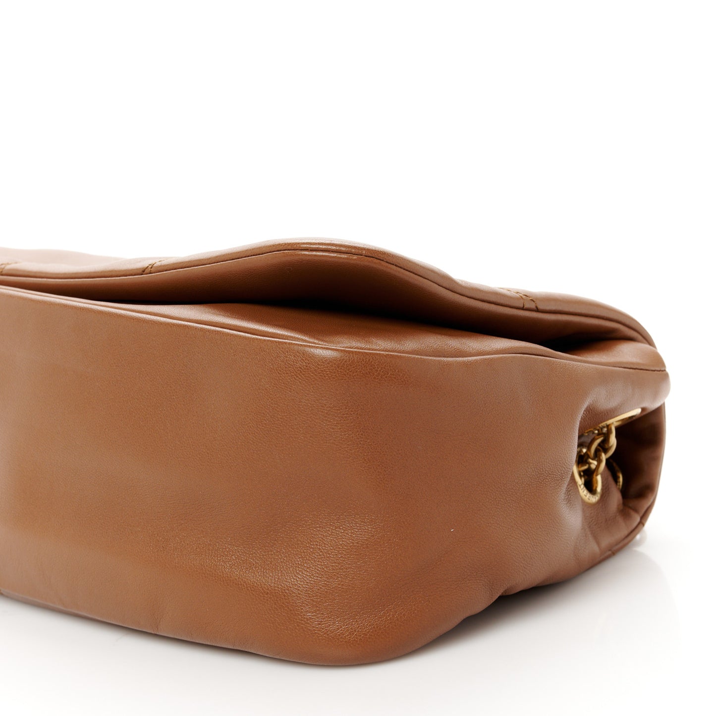 Lambskin Matelasse Monogram Small Jamie 4.3 Light Fox