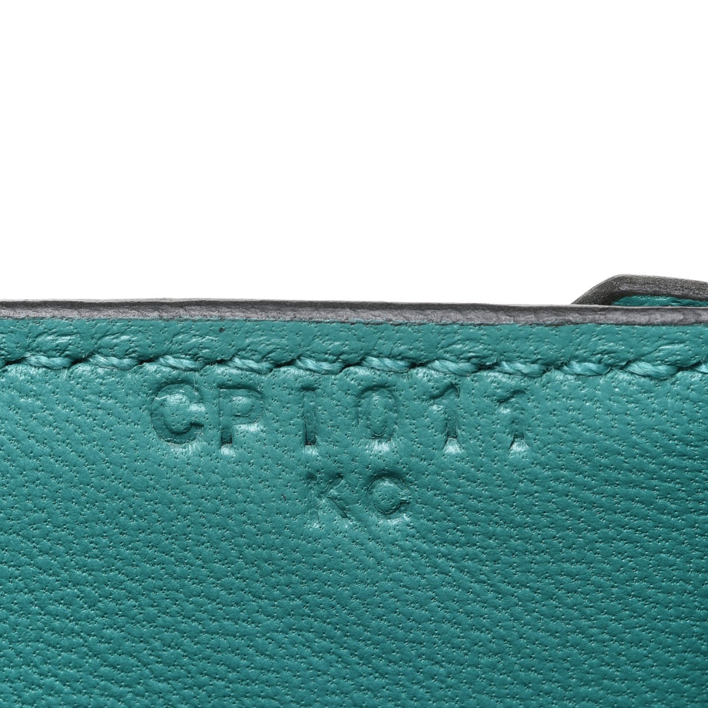 Chevre Mysore Mini Verrou Chaine Bag Bleu Paon