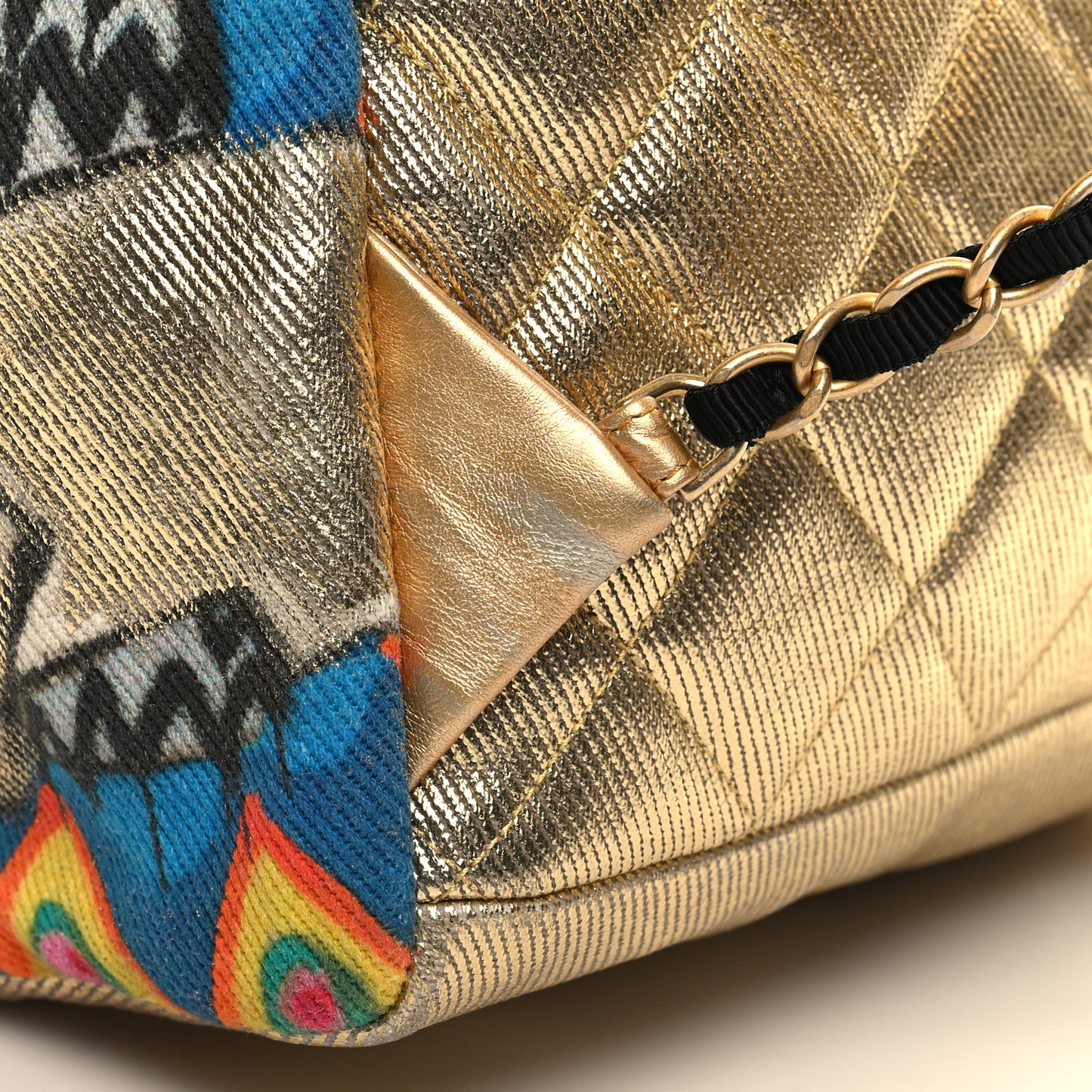 Graffiti Printed Canvas Street Spirit Backpack Multicolor