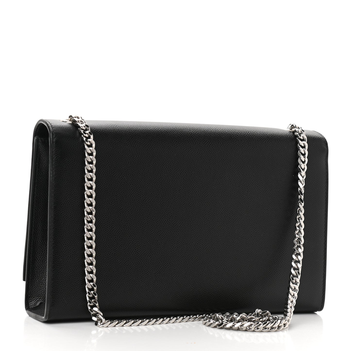 Grain De Poudre Medium Classic Monogram Kate Satchel Black