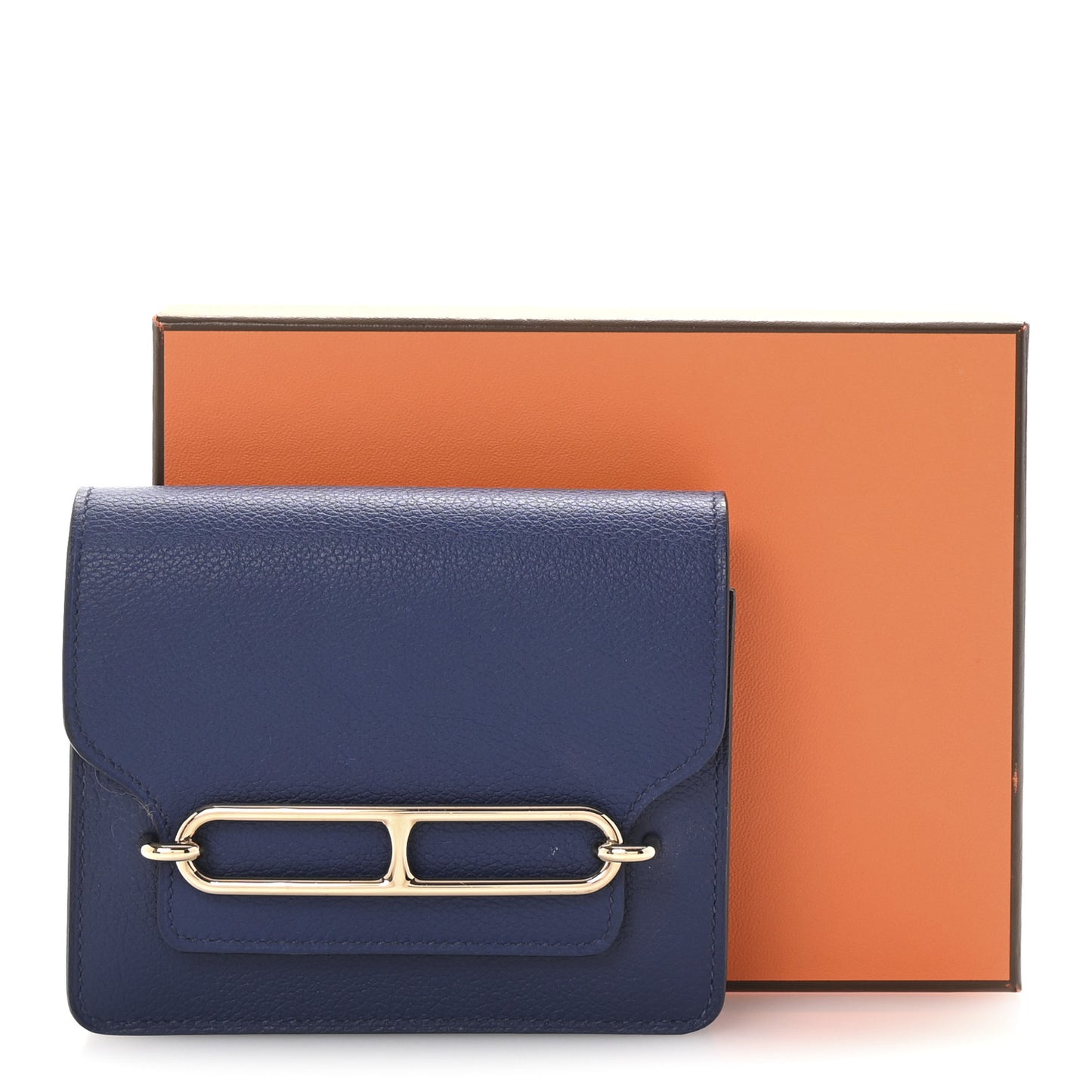 Evercolor Bi-Color Roulis Slim Wallet Bleu Saphir Bleu France