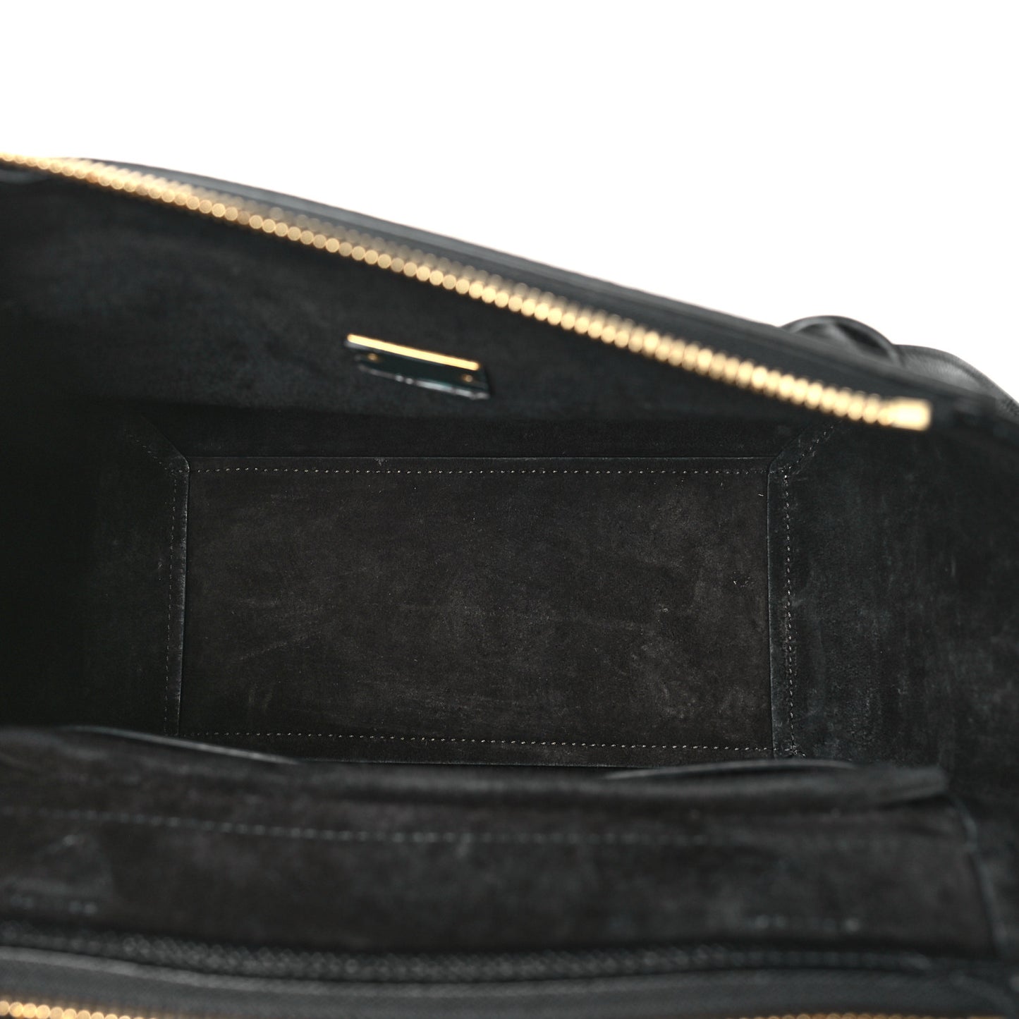Grained Calfskin Micro Belt Bag Black