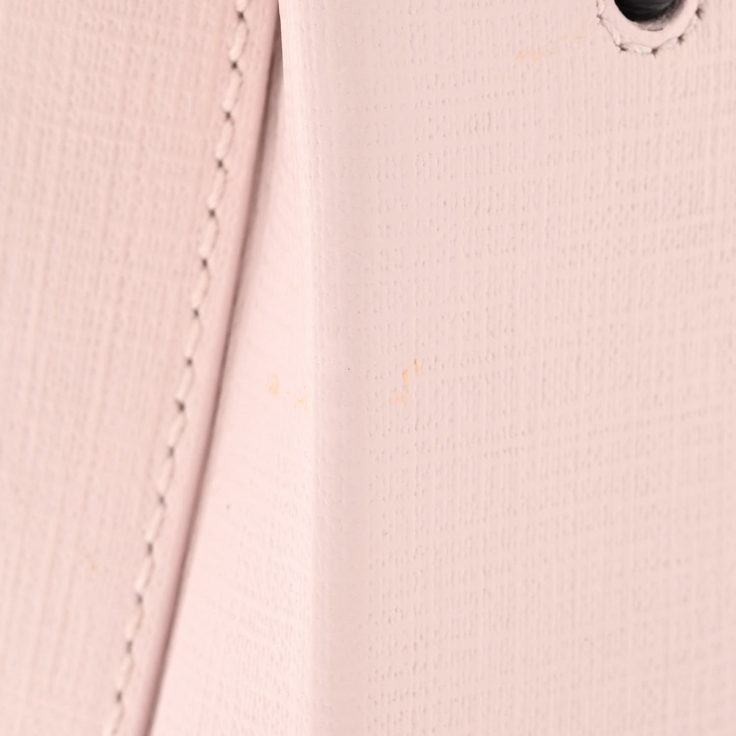 Squared Calfskin Logo Shopping Phone Holder Bag Light Rose