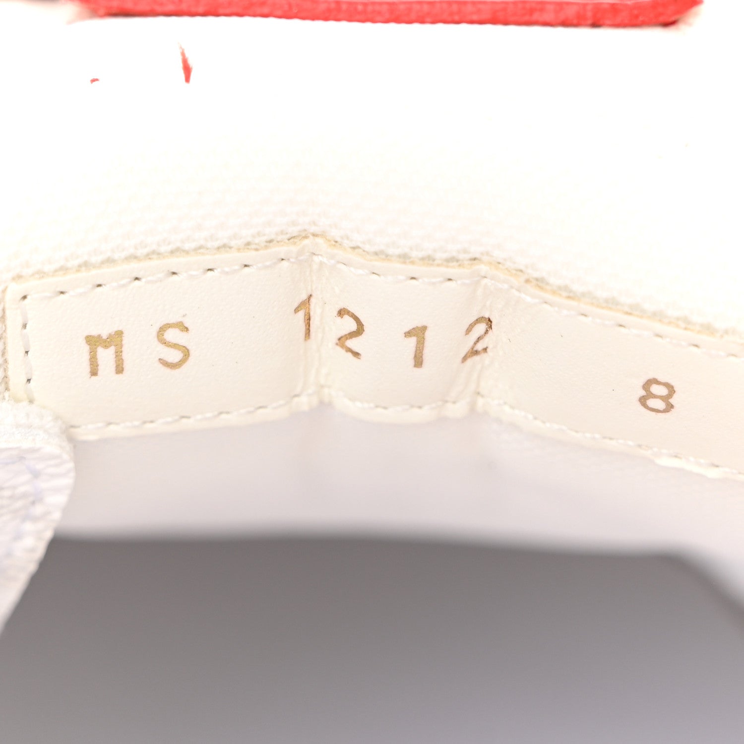 Louis Vuitton Monogram Calfskin Mens Rivoli Sneakers 8 Red 8 of 9