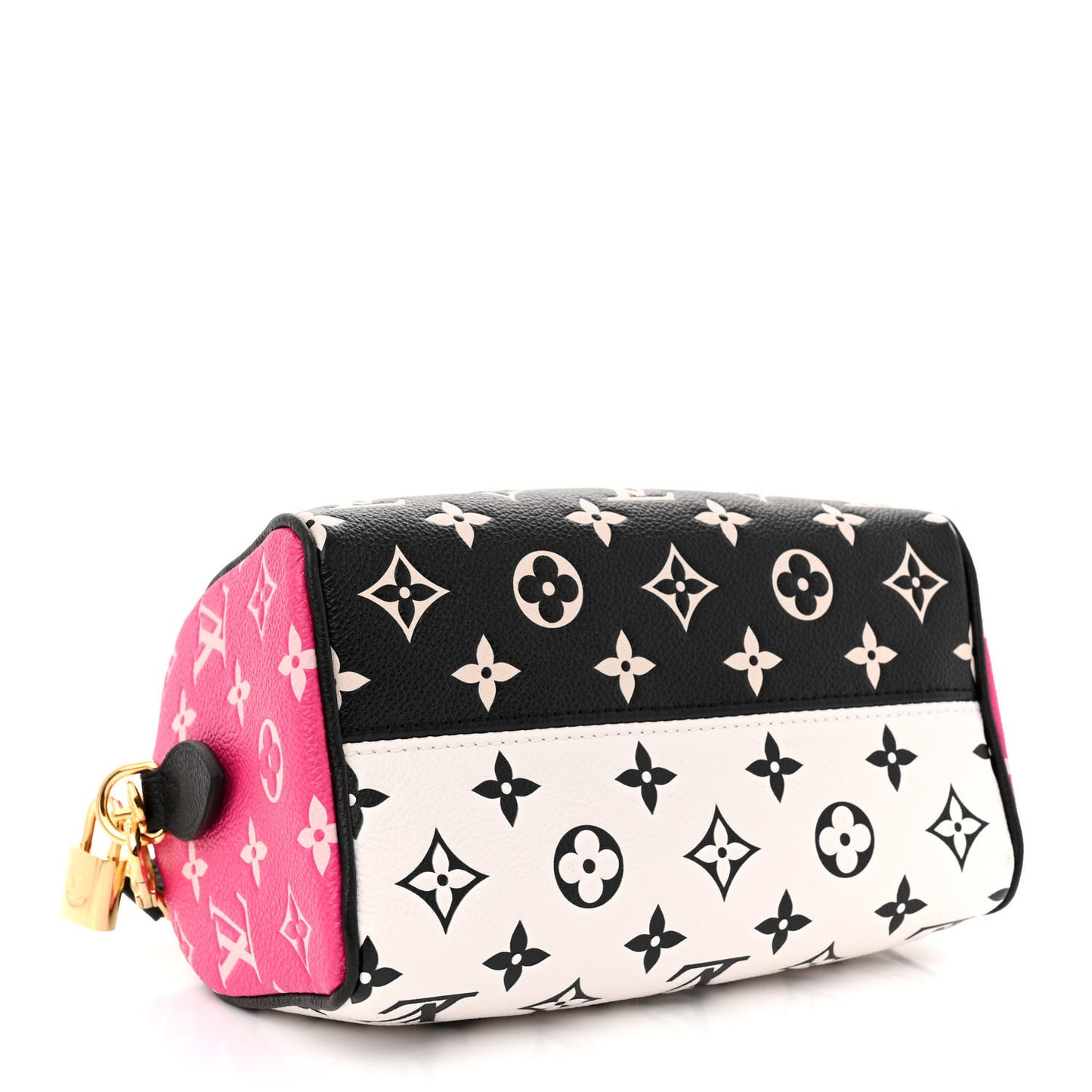 Empreinte Monogram Spring in the City Speedy Bandouliere 20 Black White Pink