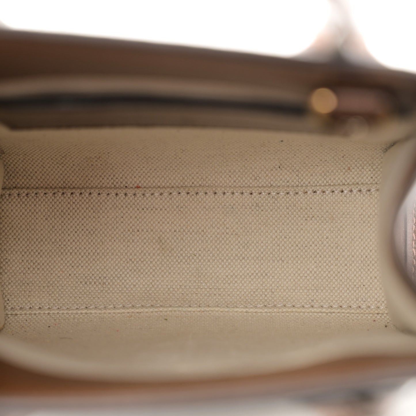 GG Supreme Monogram Azalea Calfskin Mini Retro Interlocking G Tote Bag Beige Ebony Brown Sugar