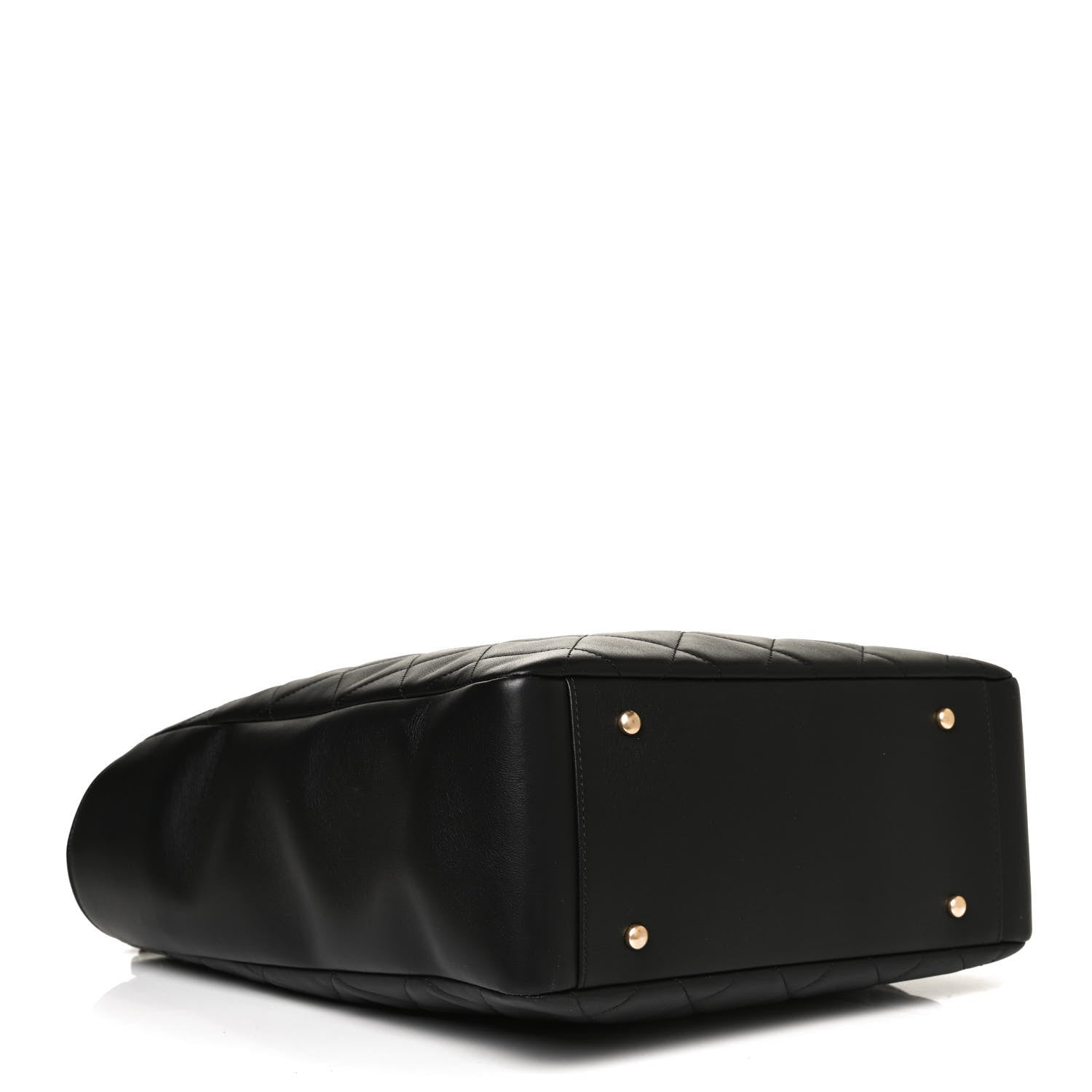 Chanel Calfskin Stitched Large Shopping Bag Black 4 of 10