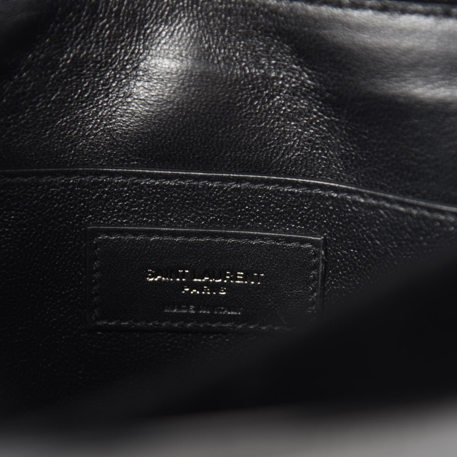Saint Laurent Patent Embossed Small Le Monogramme Satchel Black 8 of 12