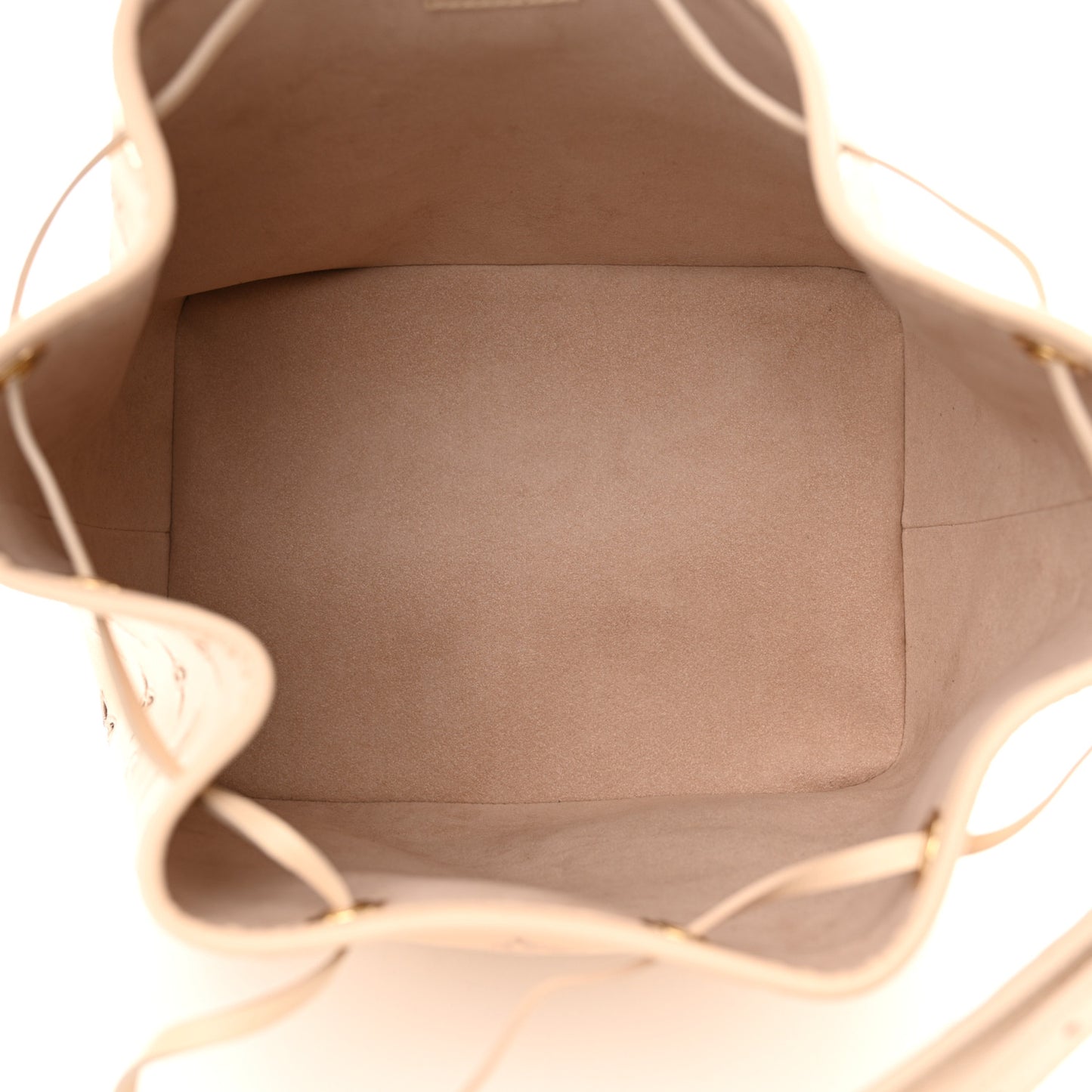 Calfskin Monogram Cutout Petit Noe Neutral