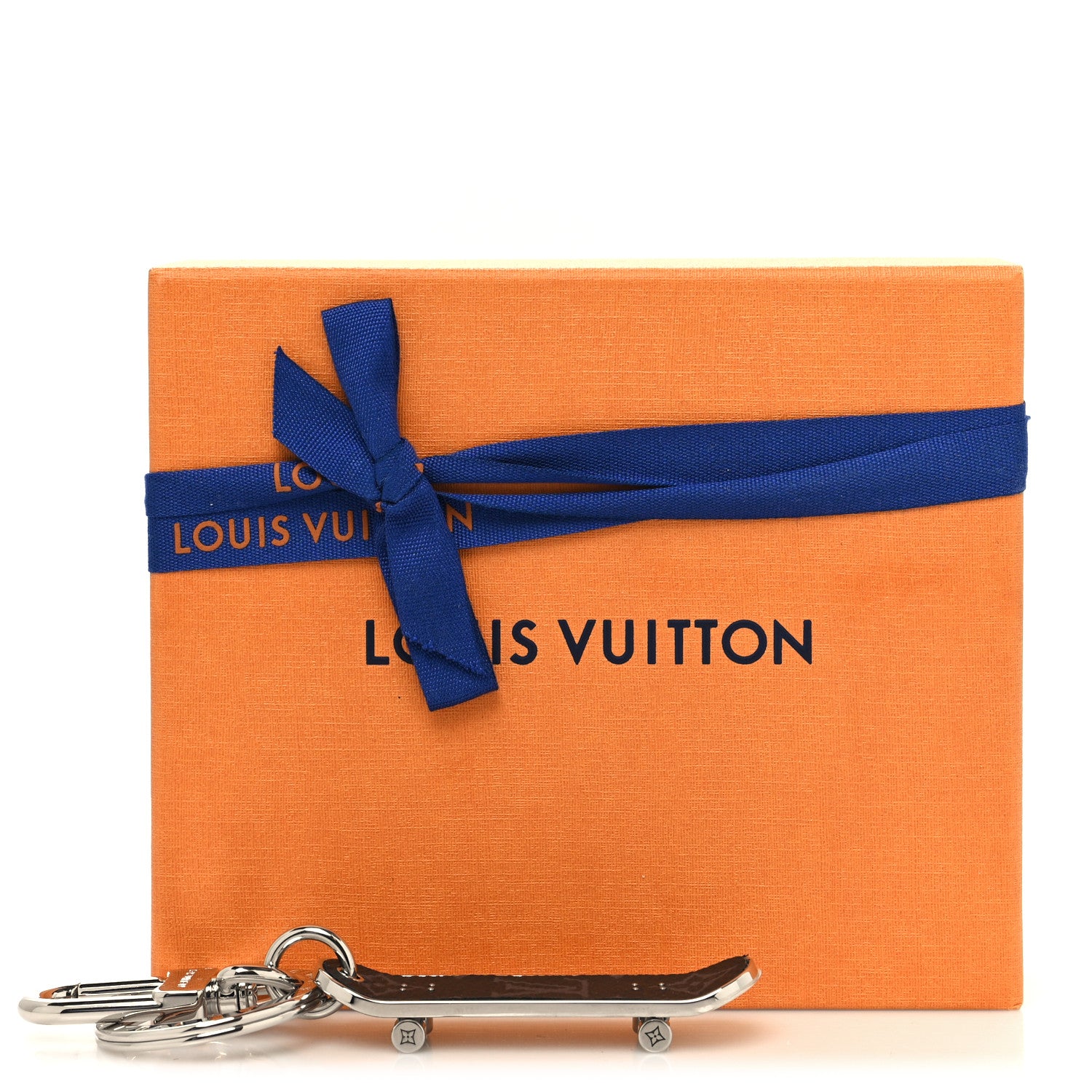 Louis Vuitton Monogram Eclipse Skateboard Bag Charm Key Holder Black 6 of 6