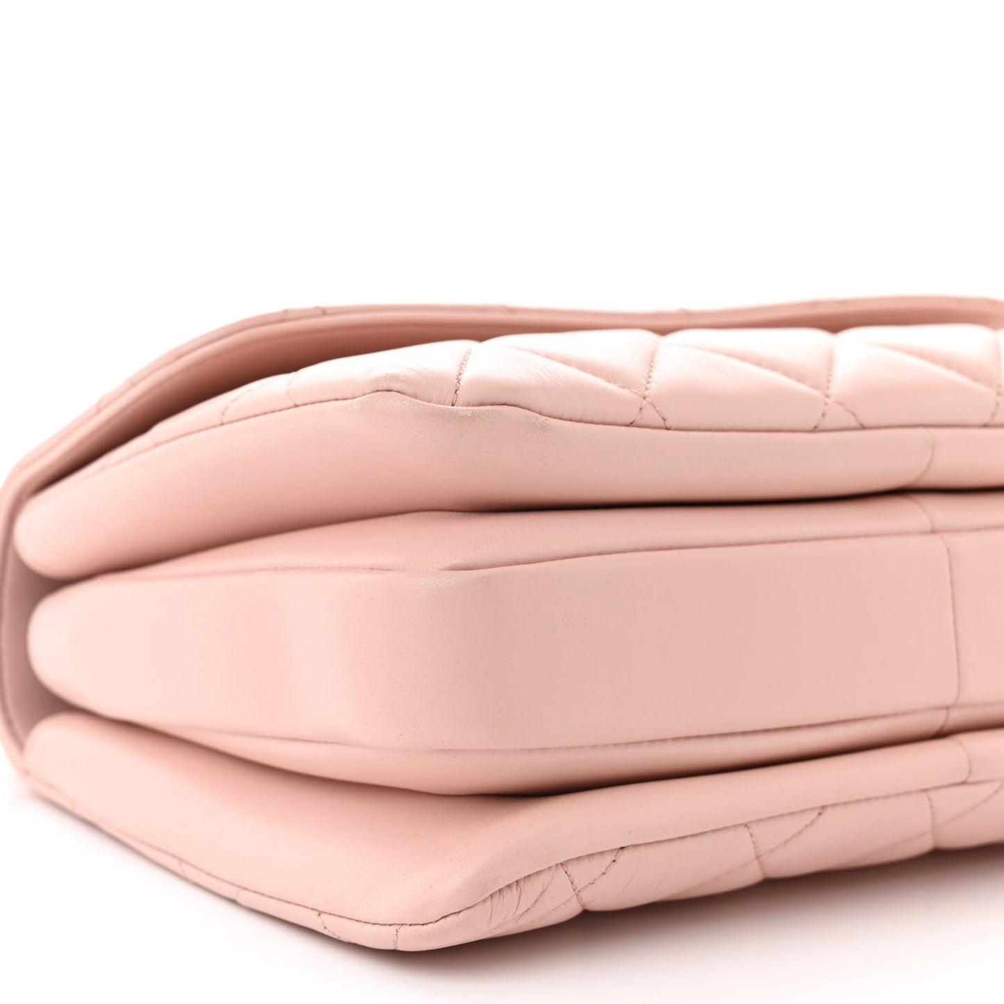 Lambskin Quilted Small Trendy Chain CC Flap Dual Handle Bag Light Pink