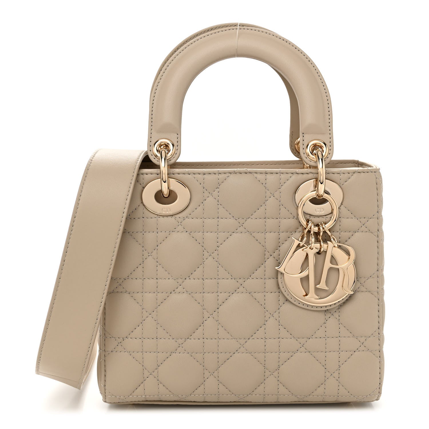 Christian Dior Lambskin Cannage Small My ABCDior Lady Dior