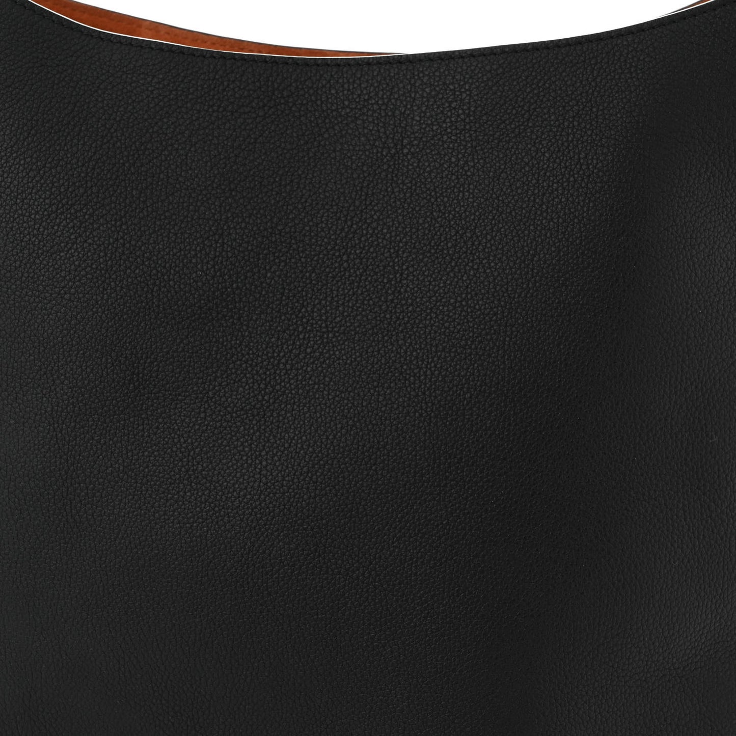 Grained Calfskin Low Key Hobo MM Black