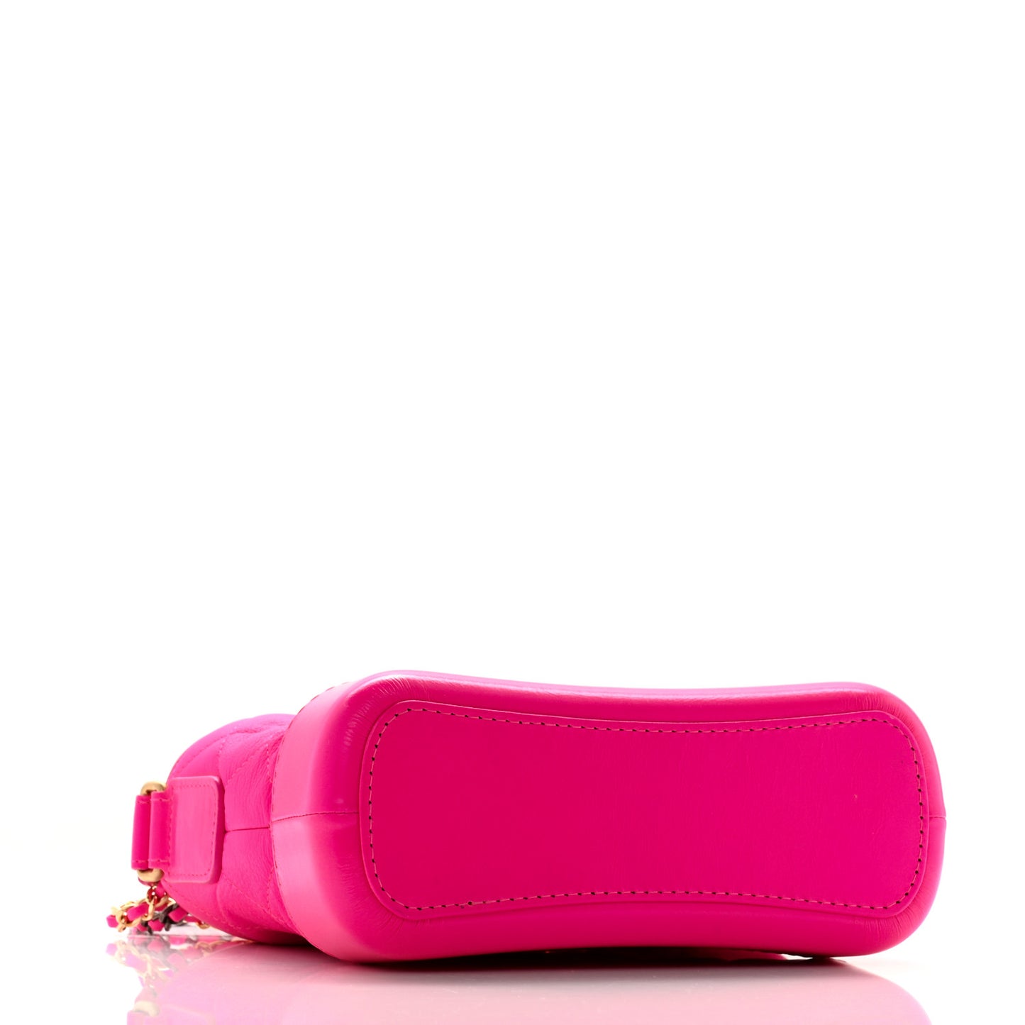 Goatskin Quilted Small Gabrielle Hobo Pink