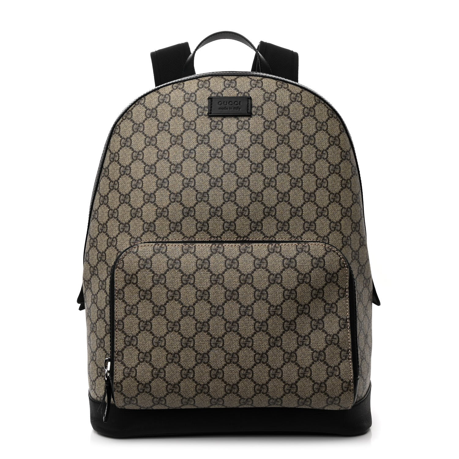 Gucci GG Supreme Monogram Medium Backpack Black 1 of 11
