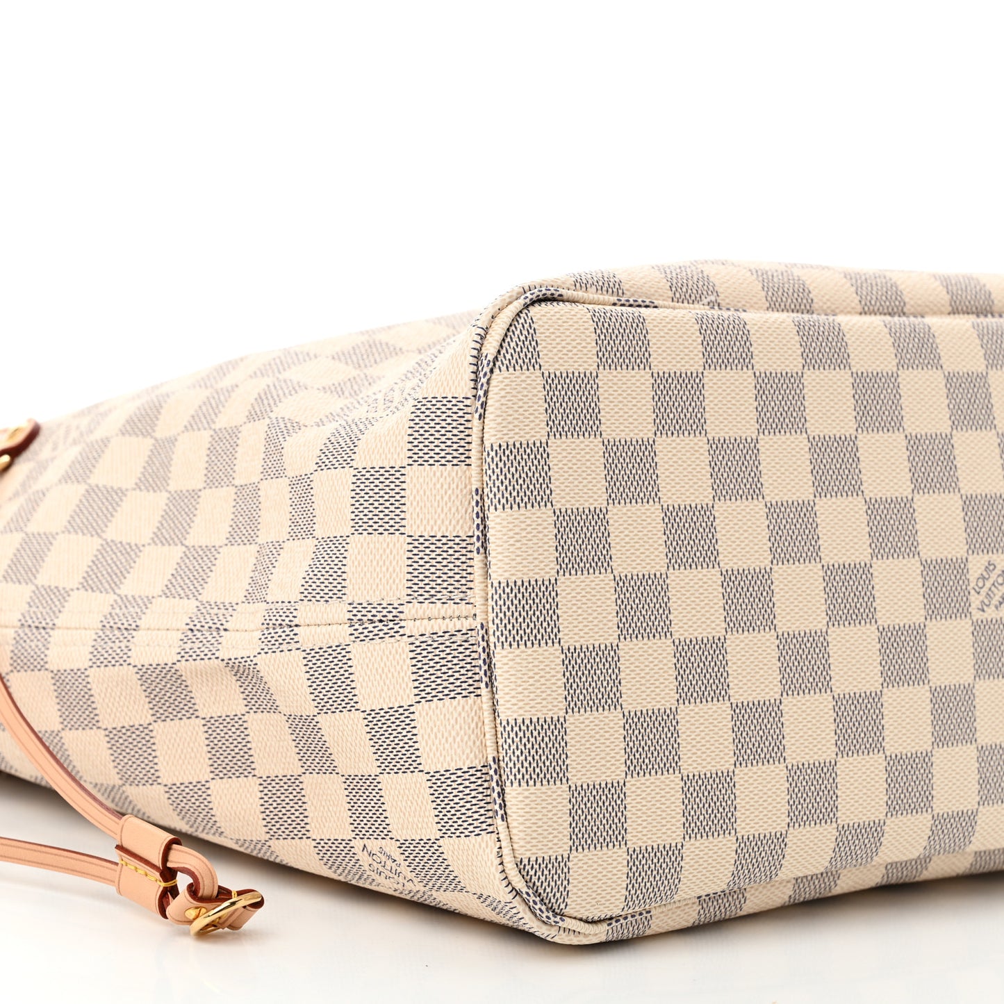 Damier Azur Neo Neverfull MM Rose Ballerine