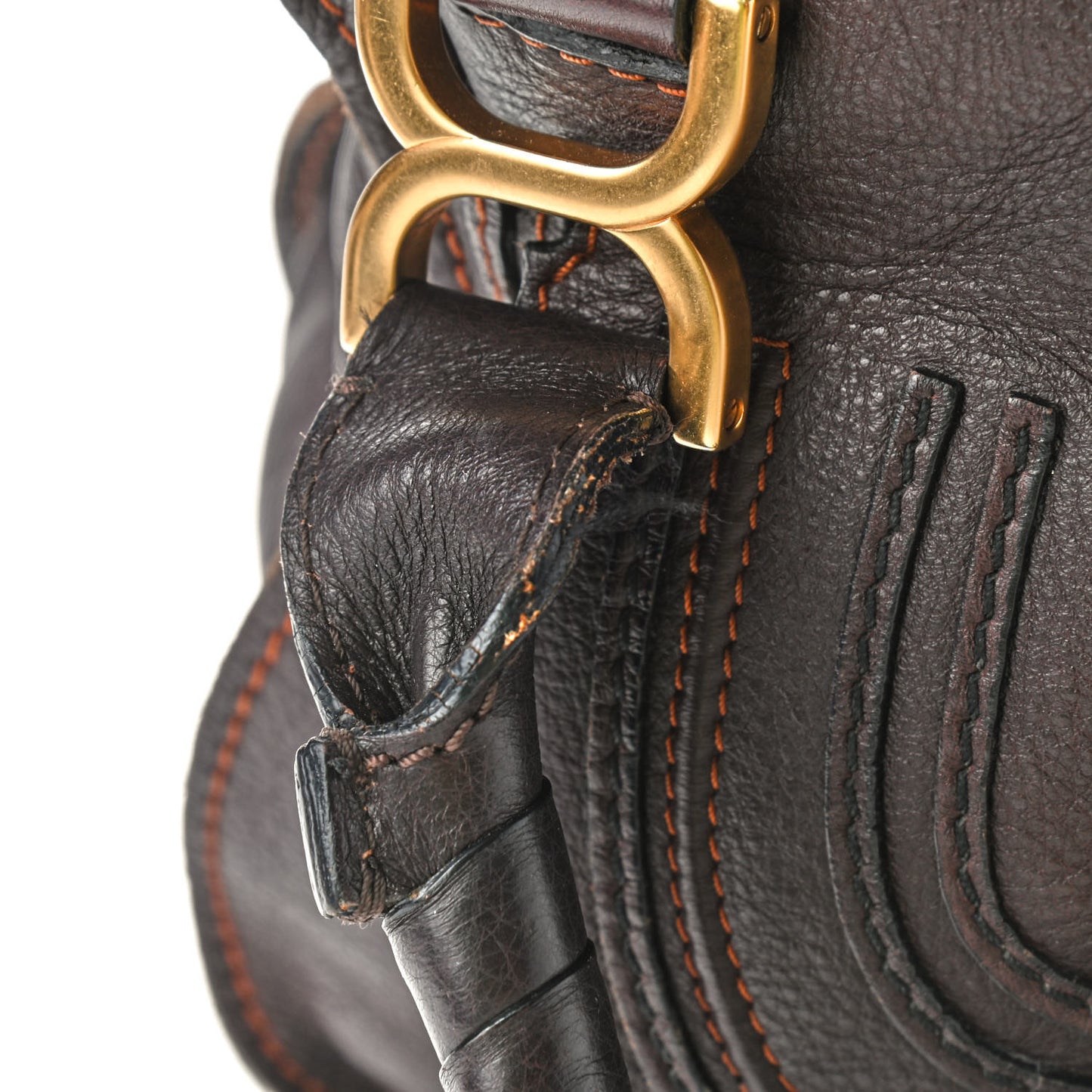 Calfskin Medium Marcie Satchel Truffle