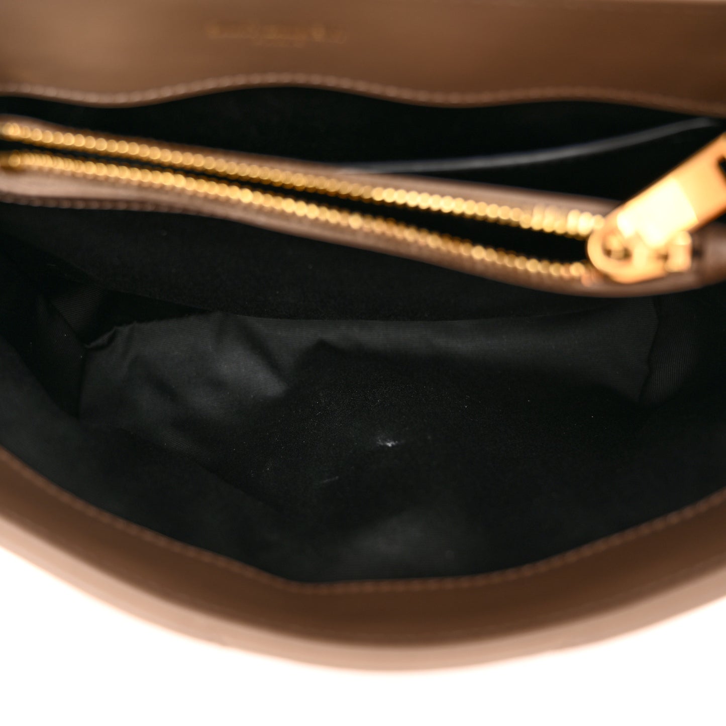Calfskin Y Quilted Monogram Small Loulou Chain Satchel Dark Beige