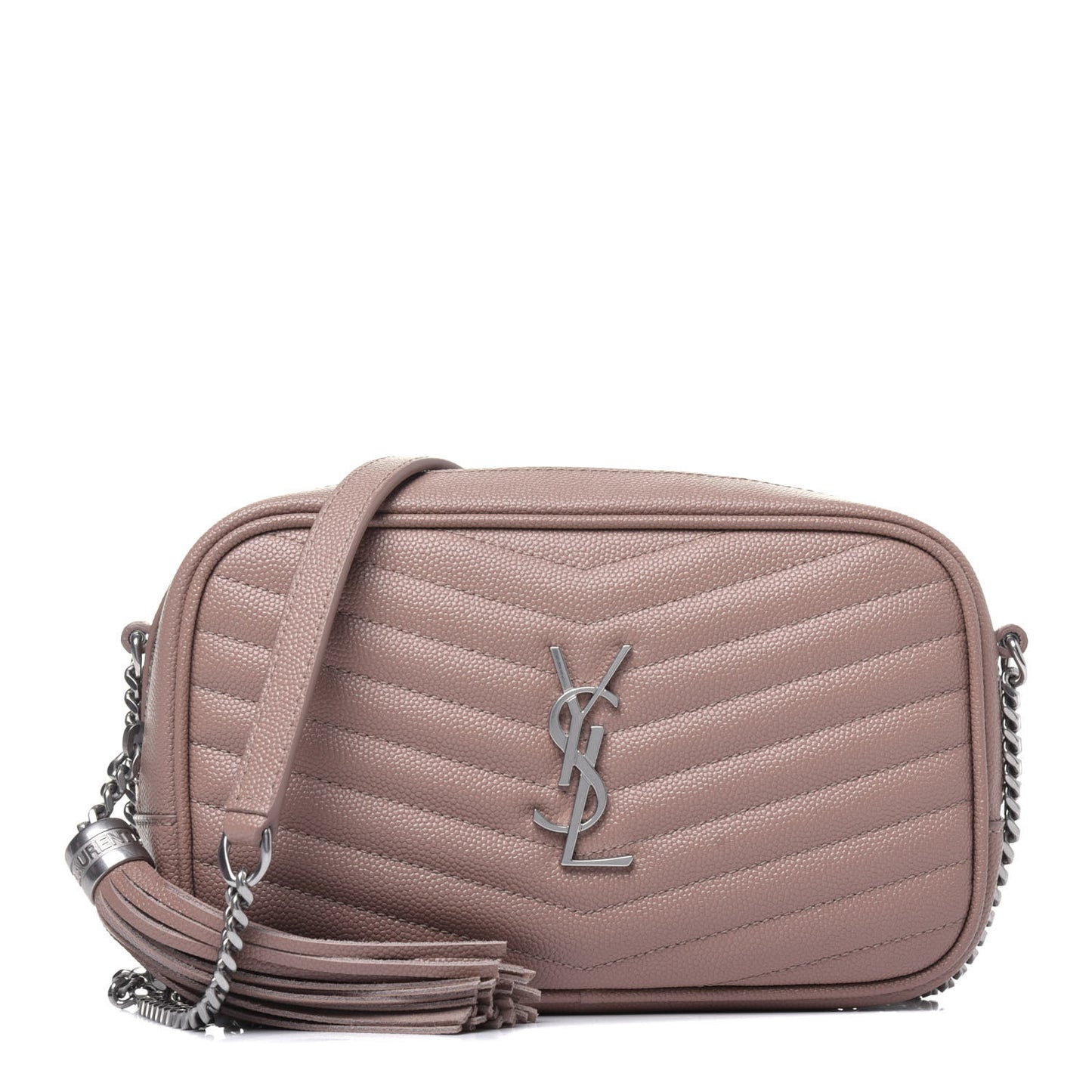 Grain De Poudre Matelasse Monogram Mini Lou Camera Bag Gold Sand