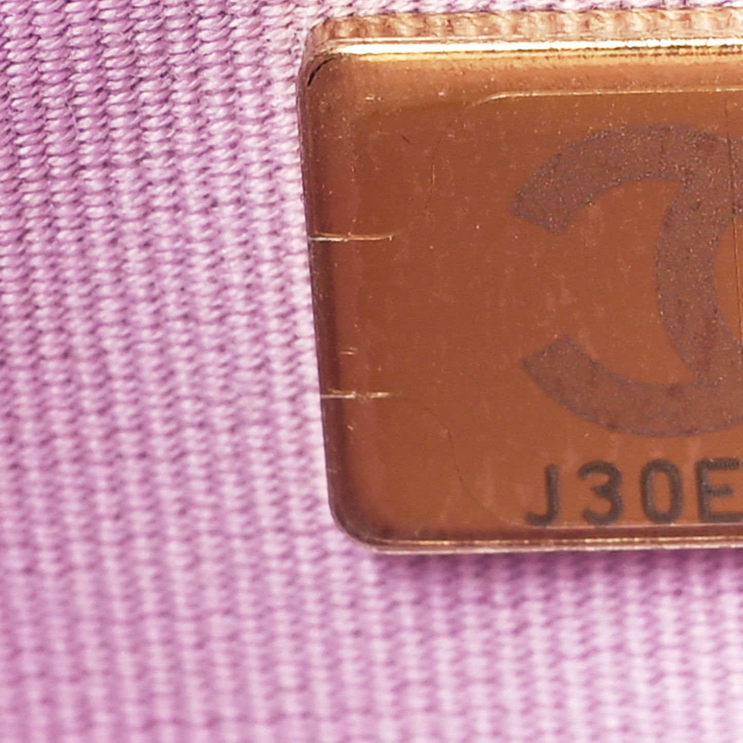 Shiny Lambskin Quilted 31 Shopping Bag Lilac