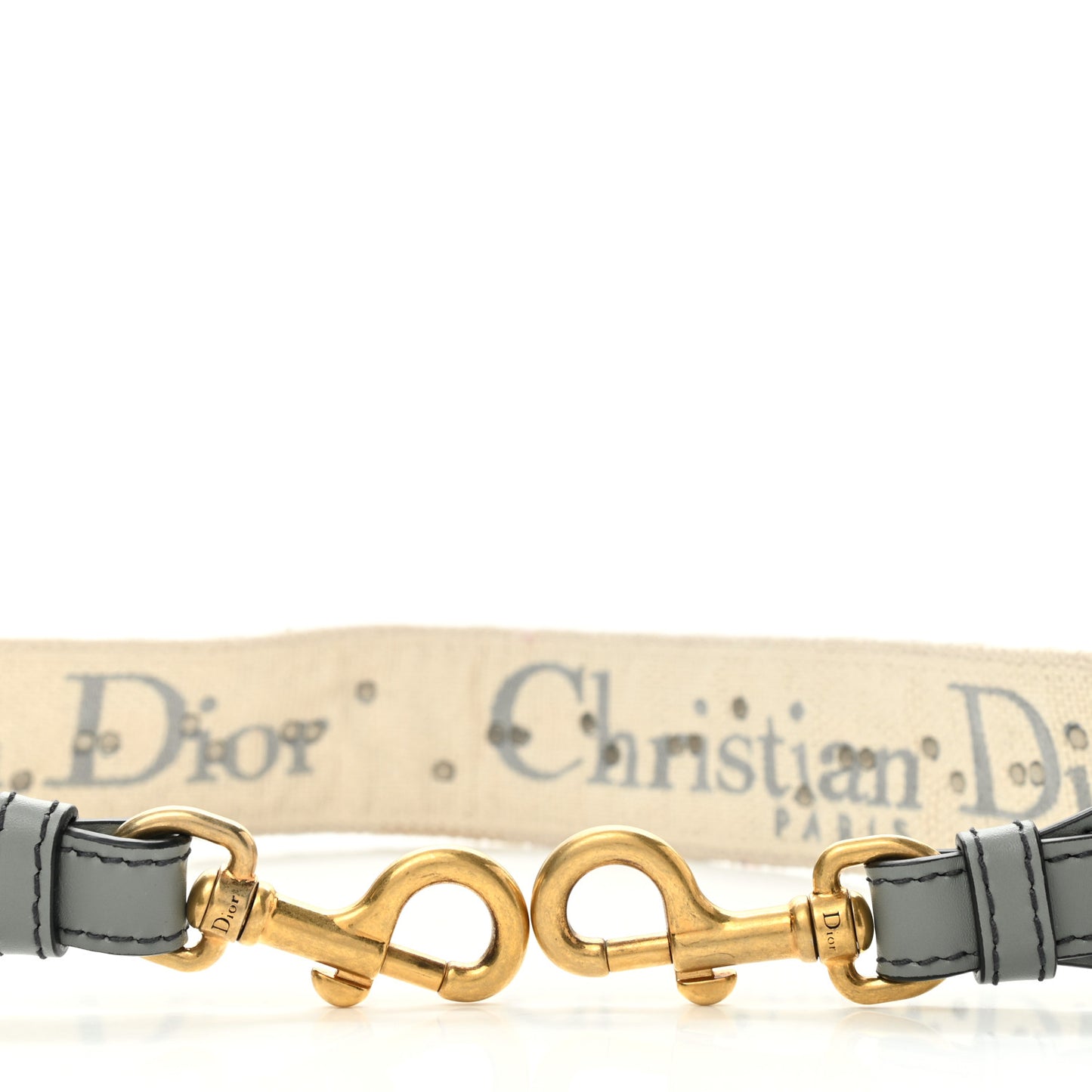 Oblique Studded Shoulder Strap Gris Multicolor