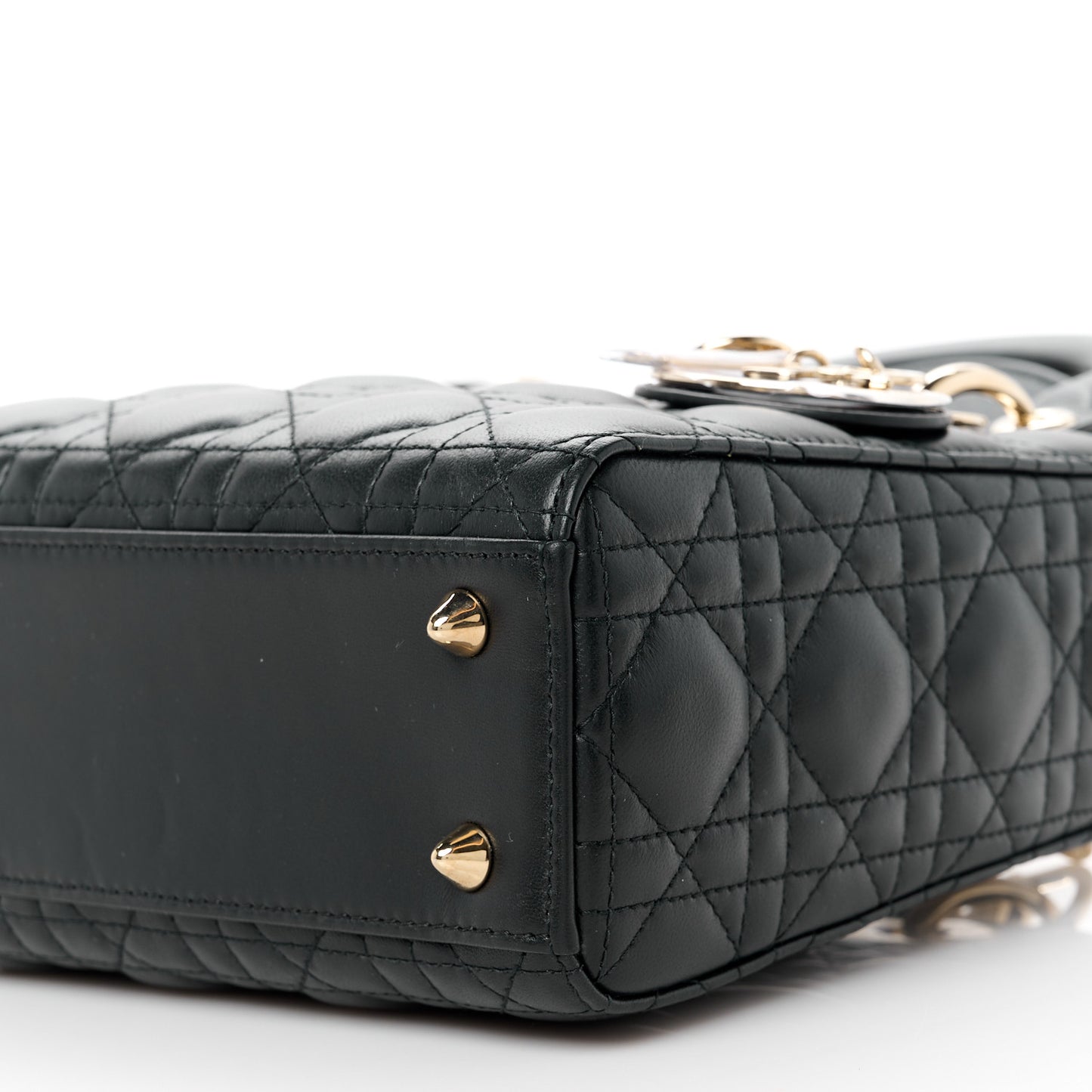 Lambskin Cannage Small My ABCDior Lady Dior Black