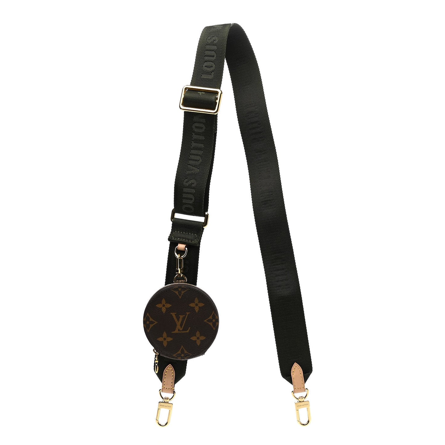 Monogram Multi Pochette Accessories Bandouliere Shoulder Strap Kaki