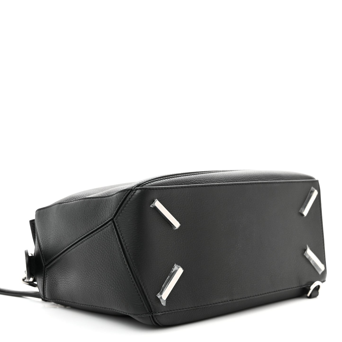 Calfskin Medium Puzzle Bag Black