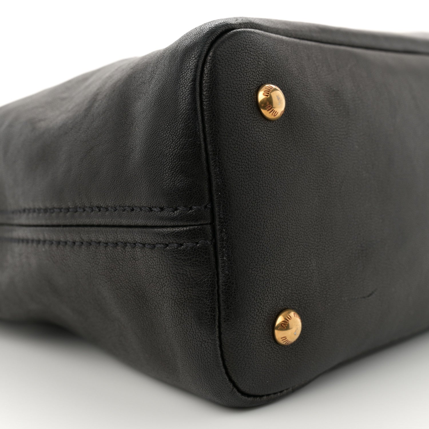 Miu Miu Nappa Medium Aventure Bag Black 8 of 14