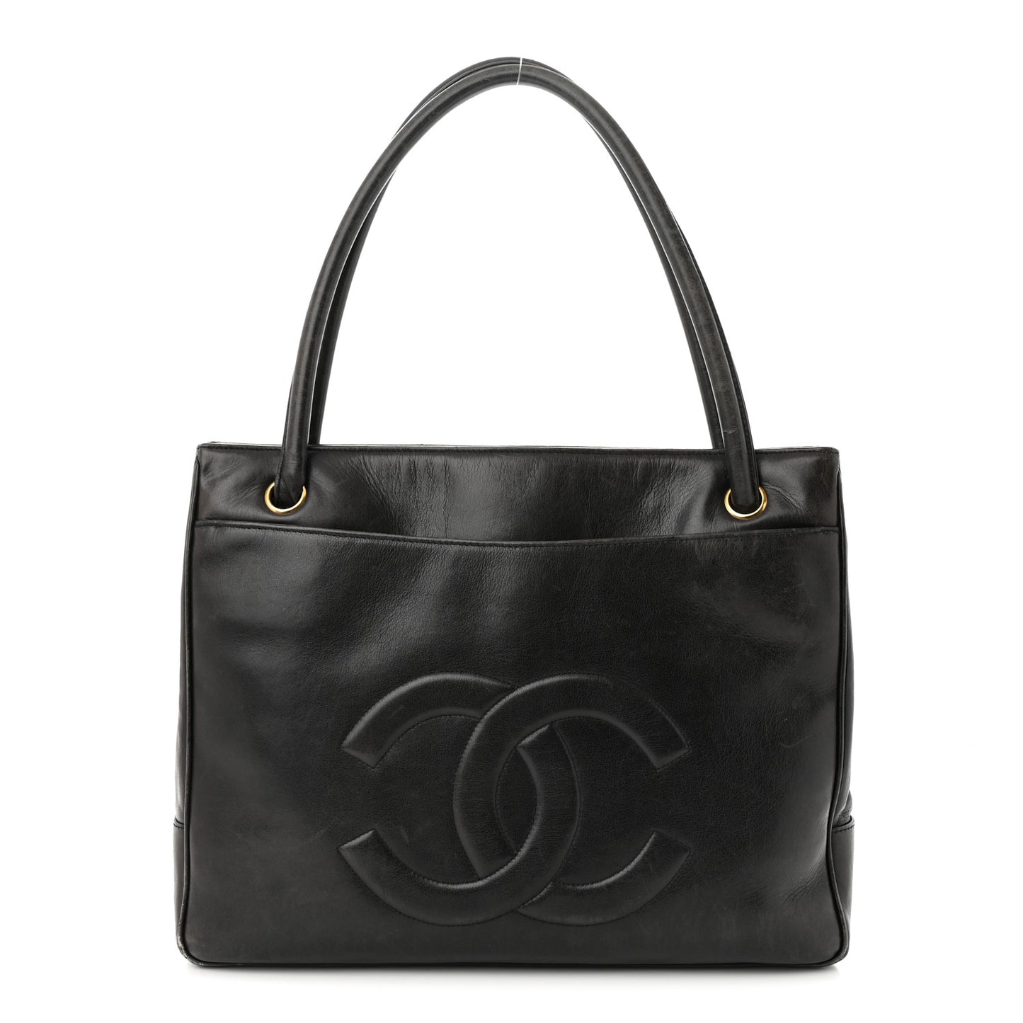 Lambskin CC Tote Black