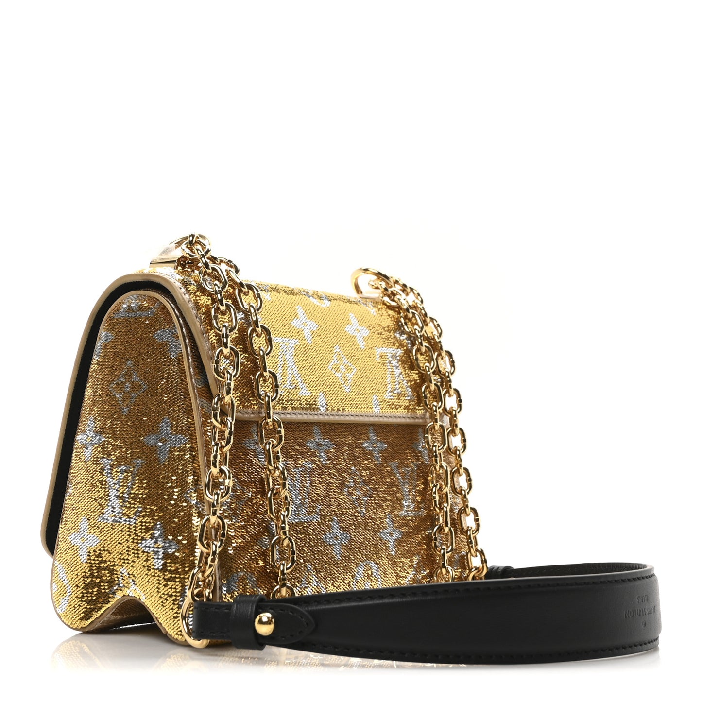 Monogram Sequins Twist PM Gold Silver
