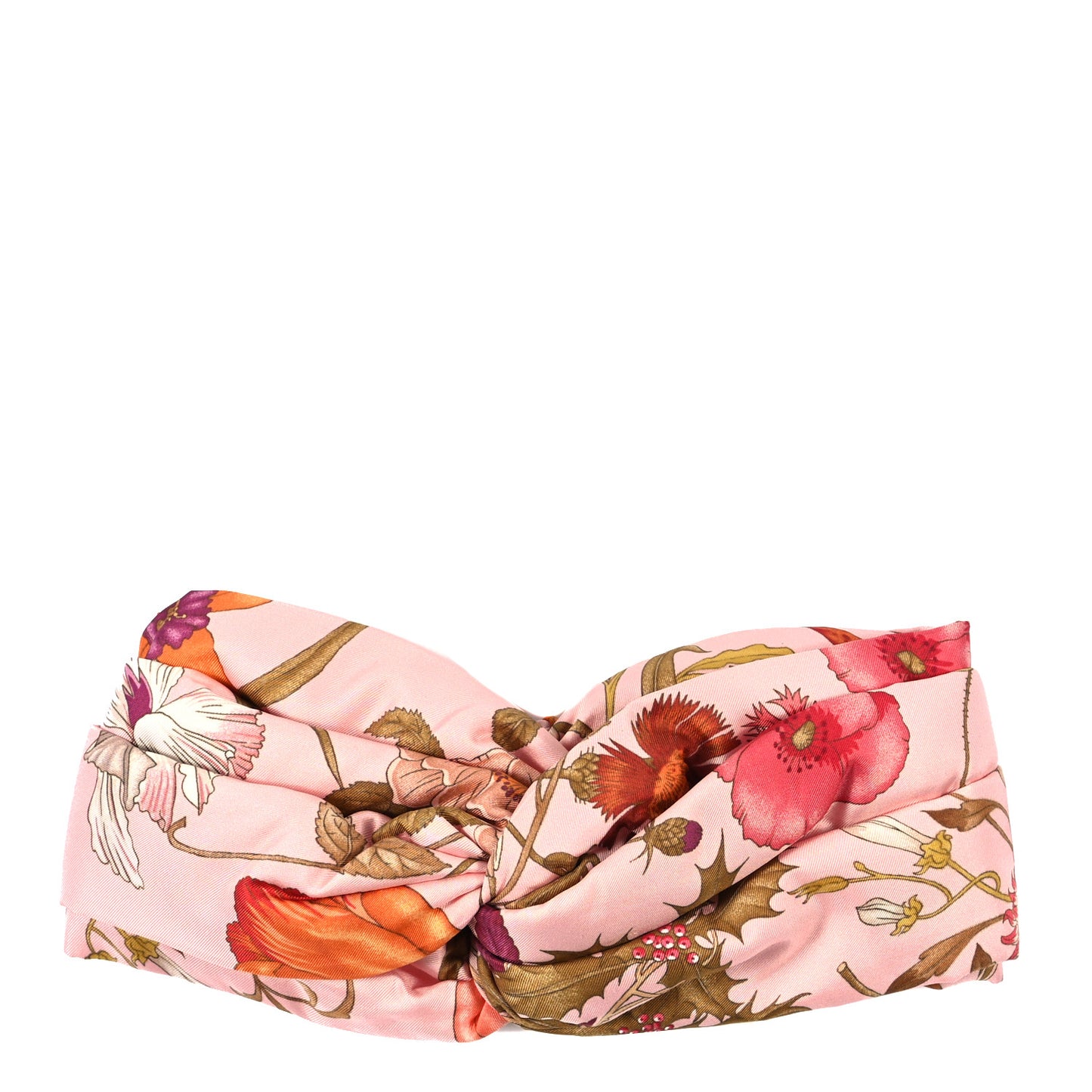 Silk Floral Print Headband Multicolor