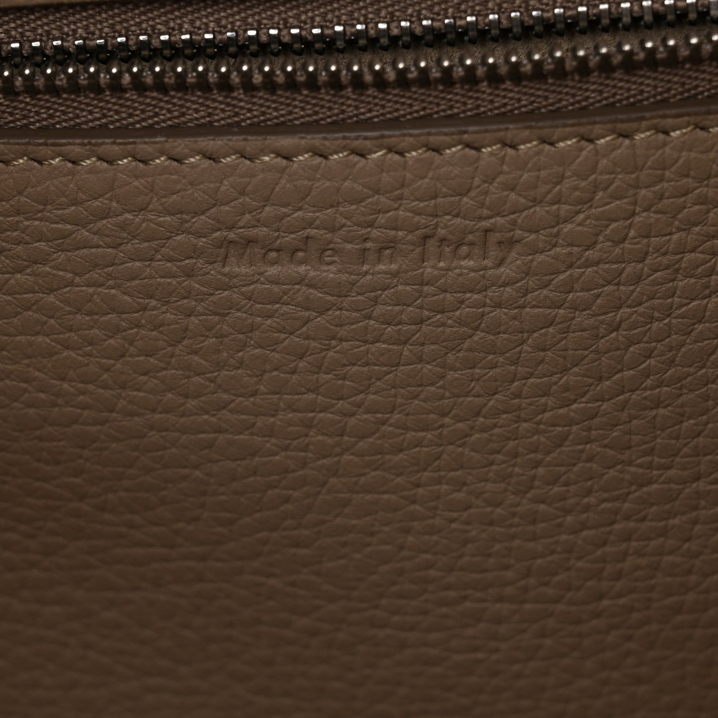 Supple Grained Calfskin Small Big Bag Light Taupe