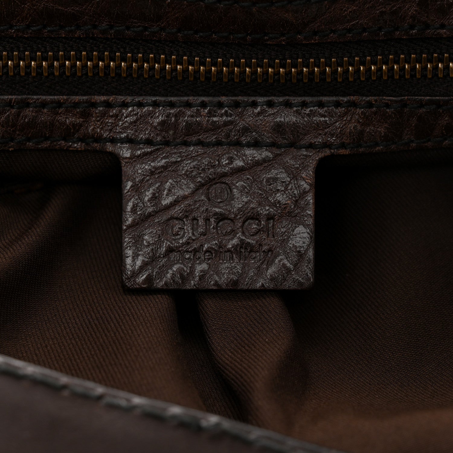 Gucci Monogram Large Jockey Hobo Dark Brown 6 of 12