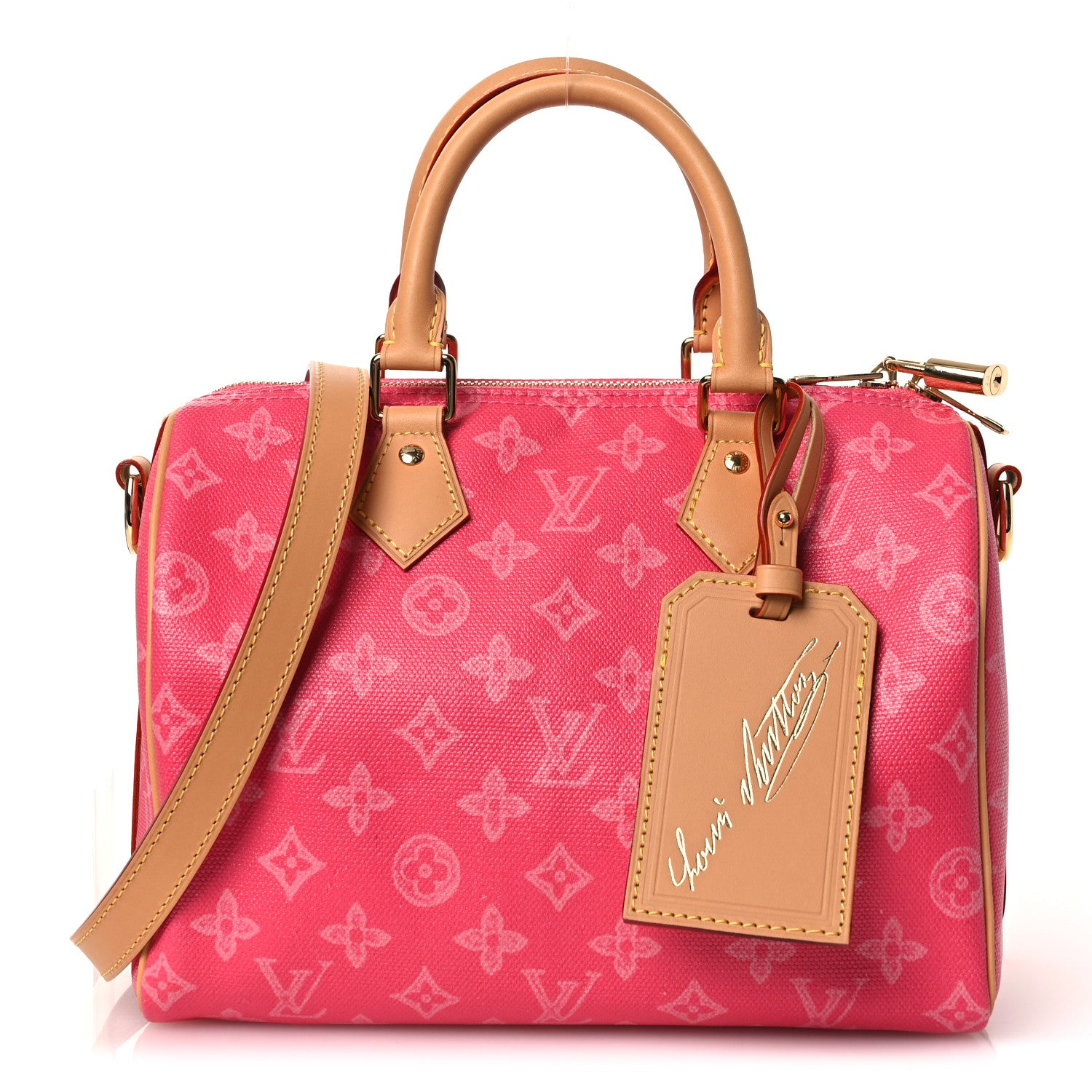Louis Vuitton Monogram Origine Speedy Bandouliere 25 Rose Ruban Louis Vuitton Monogram Origine Speedy Bandouliere 25 Rose Ruban
