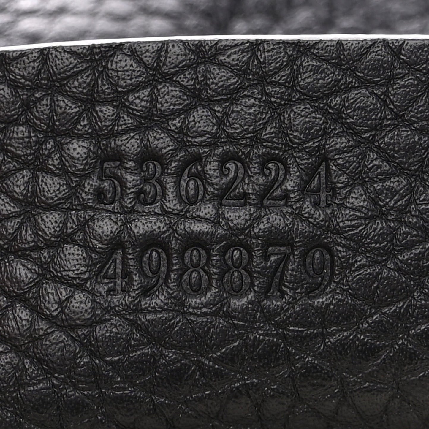 Pebbled Calfskin Medium Soho Flap Crossbody Black