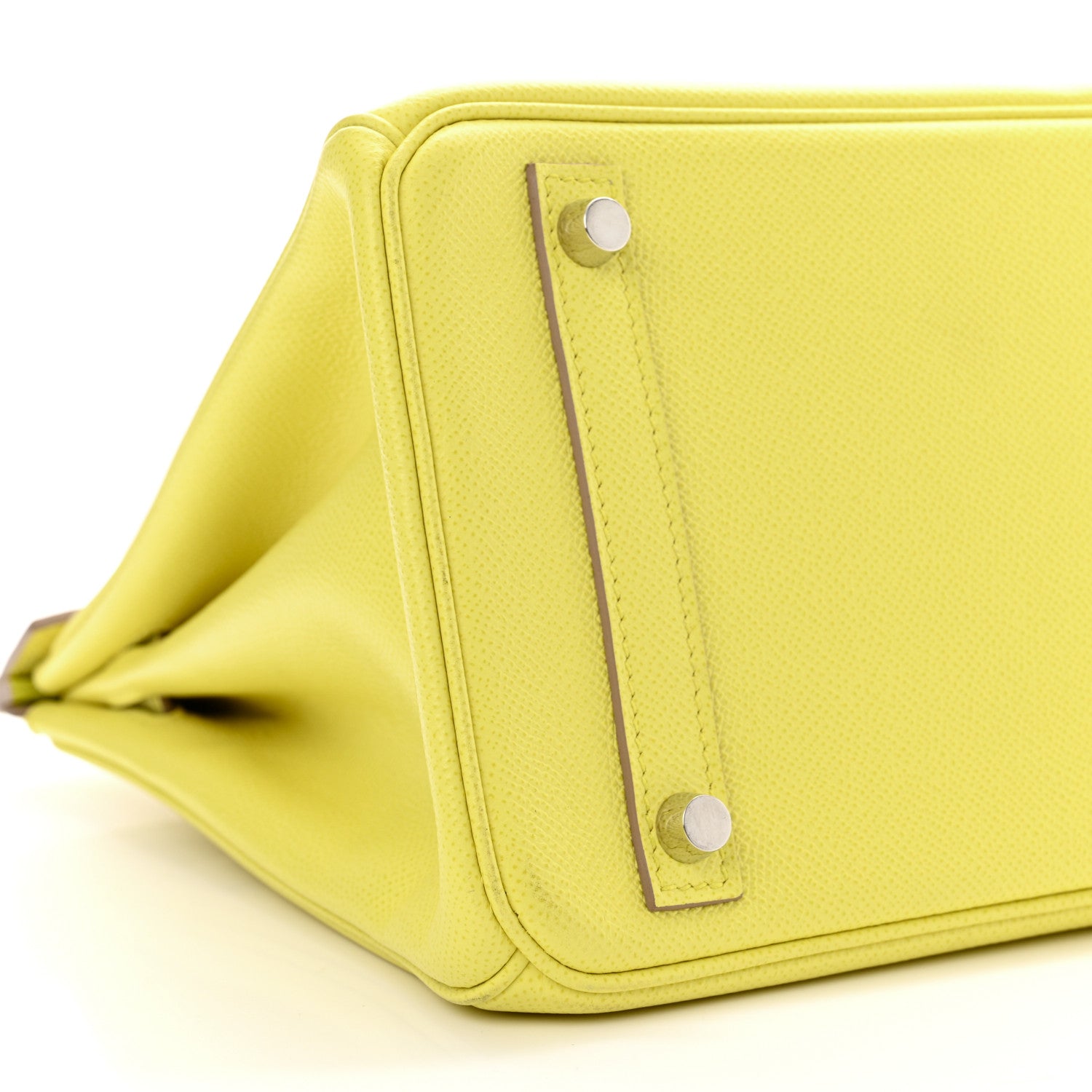 Hermes Epsom Birkin 30 Lime 9 of 14