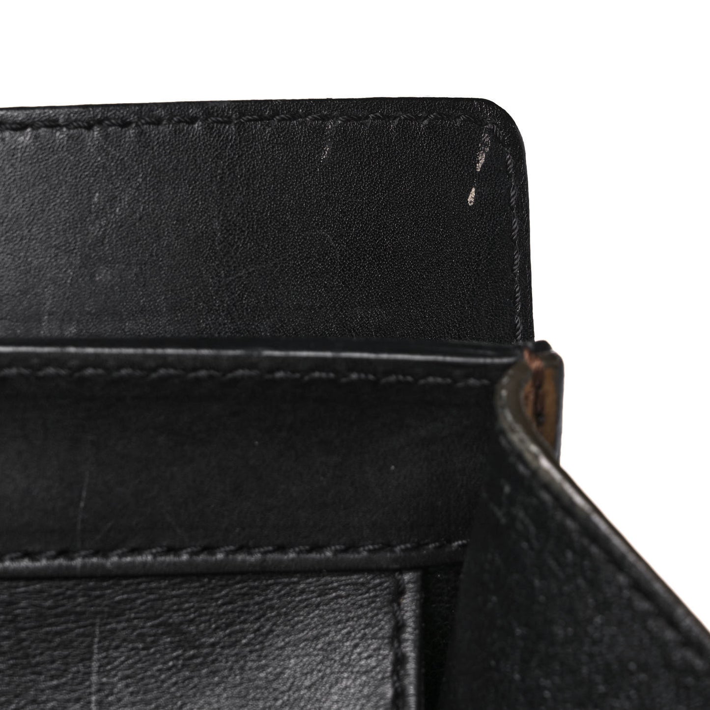Satin Calfskin Suede Mini Tri-Color Luggage Seashell