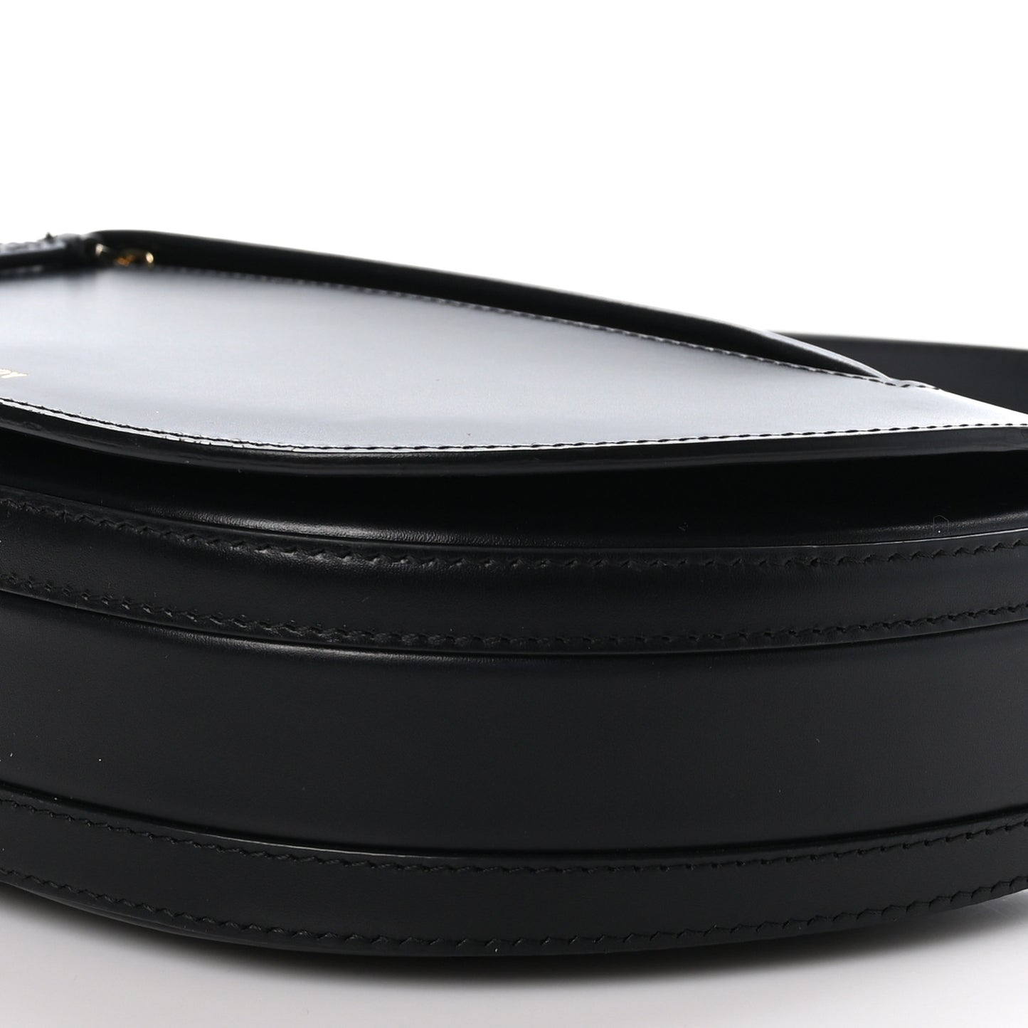 Calfskin Small Olympia Shoulder Bag Black