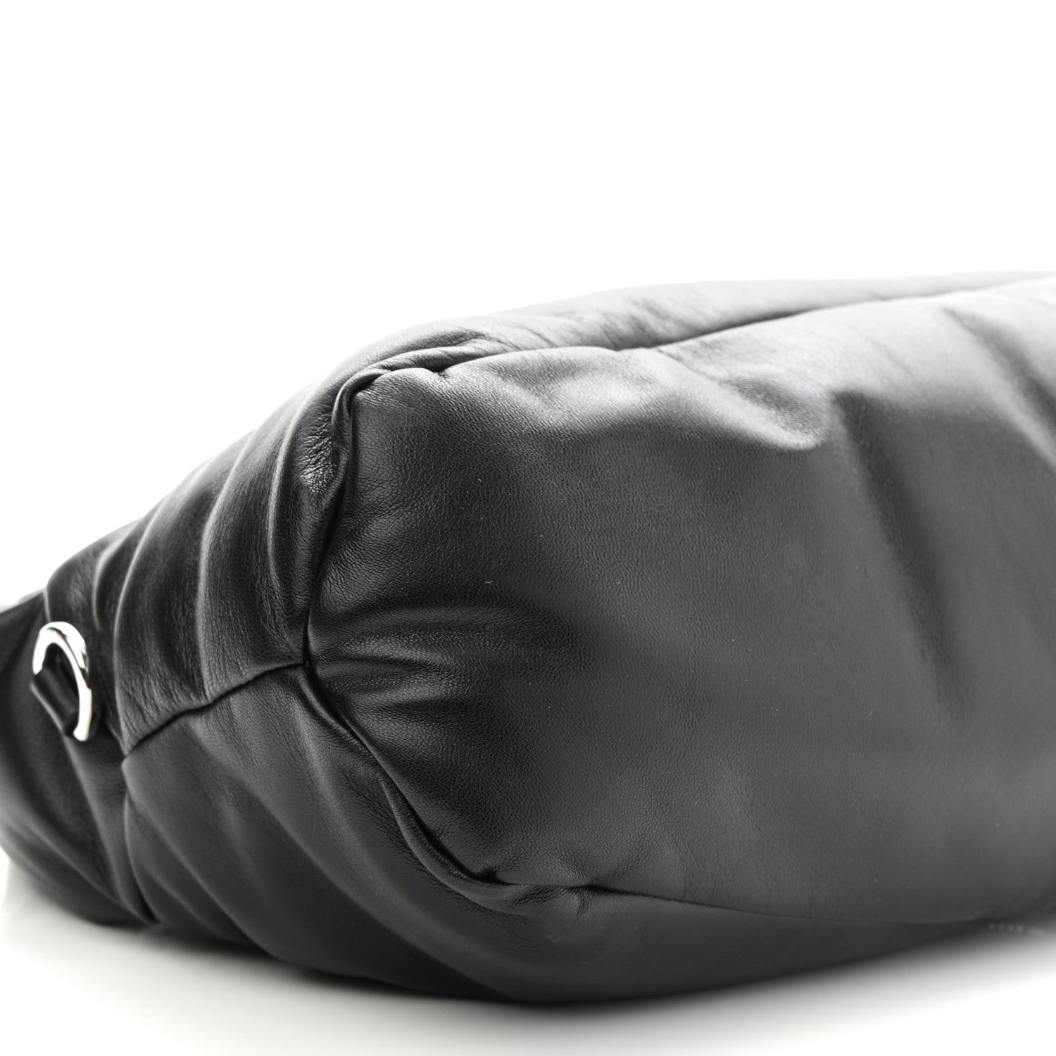 Loewe Shiny Nappa Puffer Puzzle Hobo Black 7 of 8