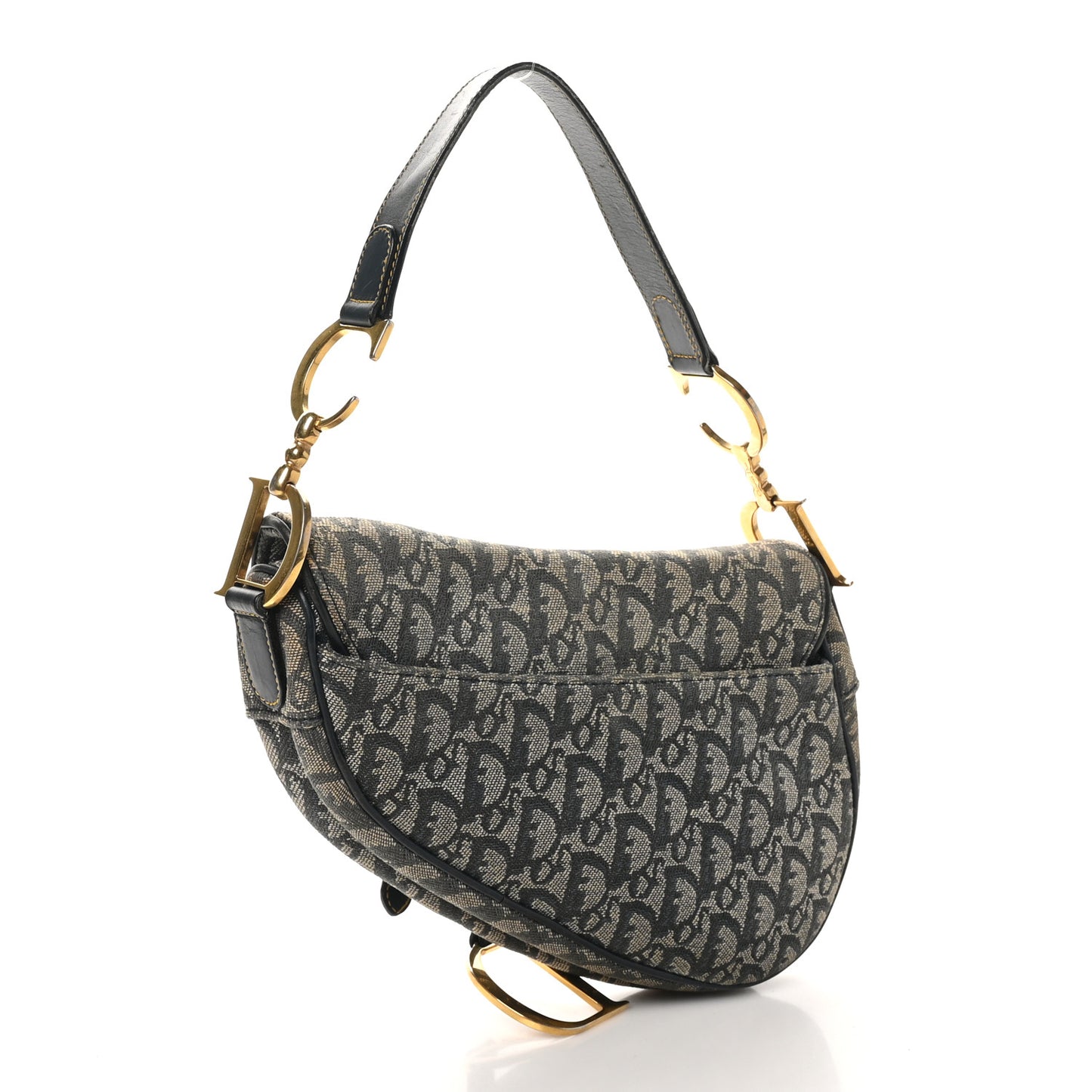 Monogram Saddle Bag Blue