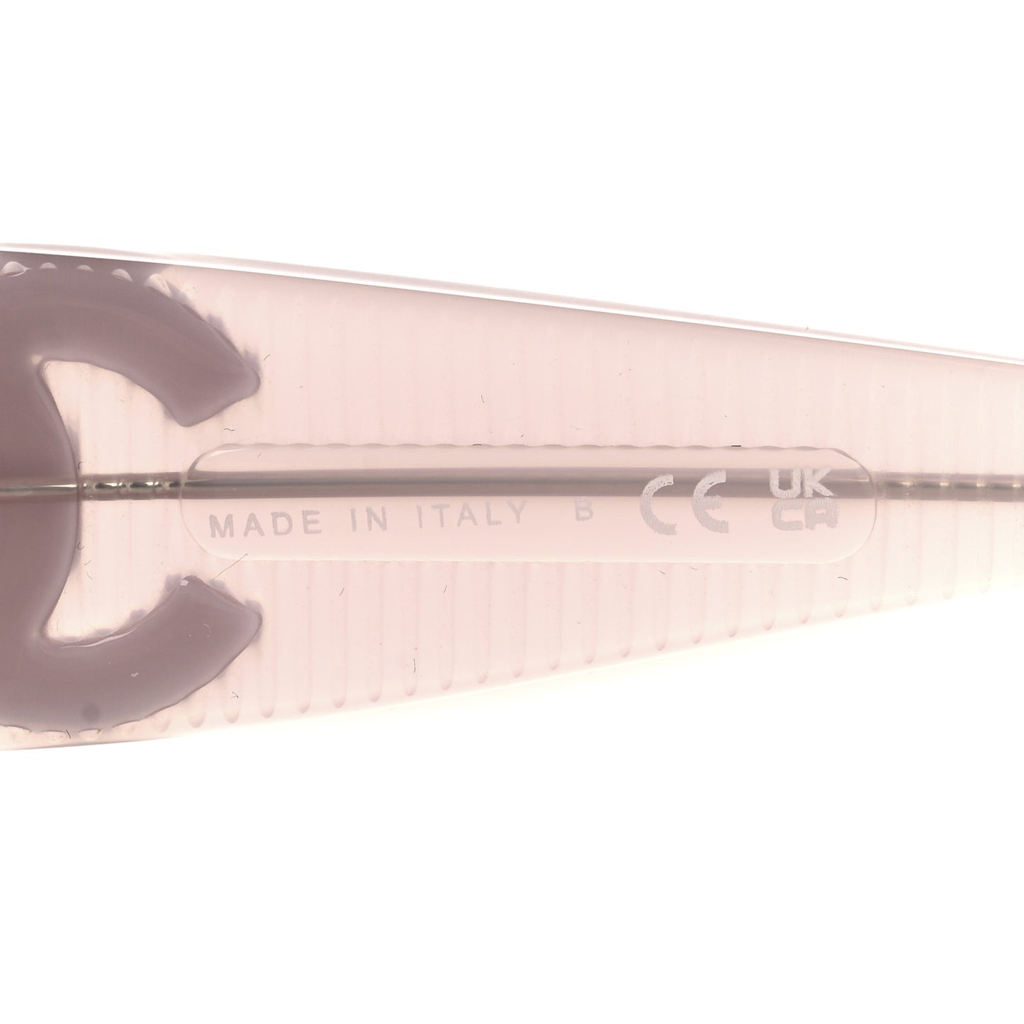 Acetate Shield Sunglasses 5495 Light Pink