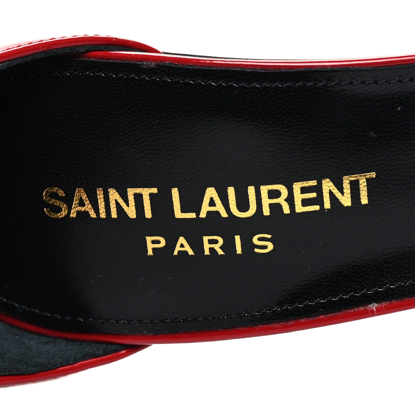 Patent Calfskin Opyum 110 Sandals 36 Red