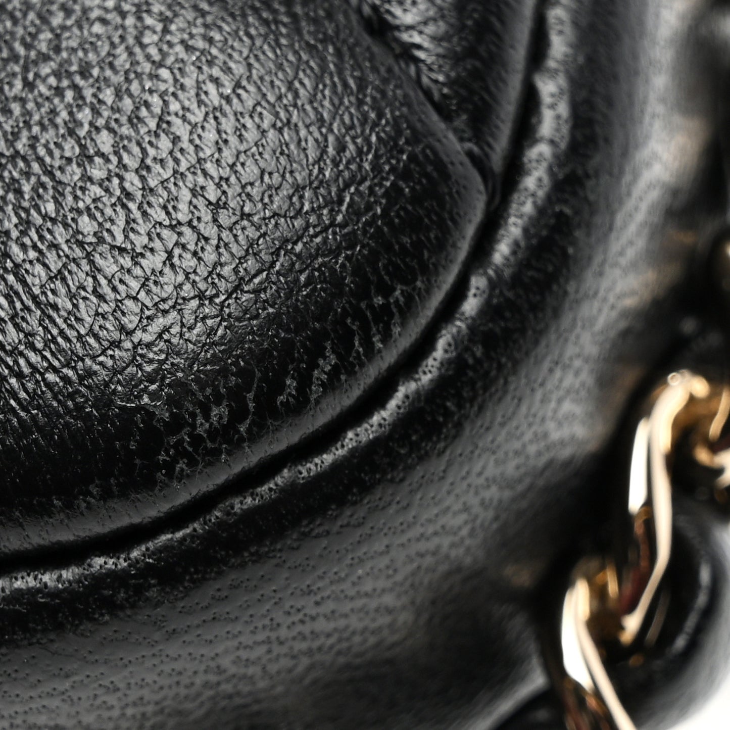 Lambskin Quilted My Precious Phone Case Flap Bag Black
