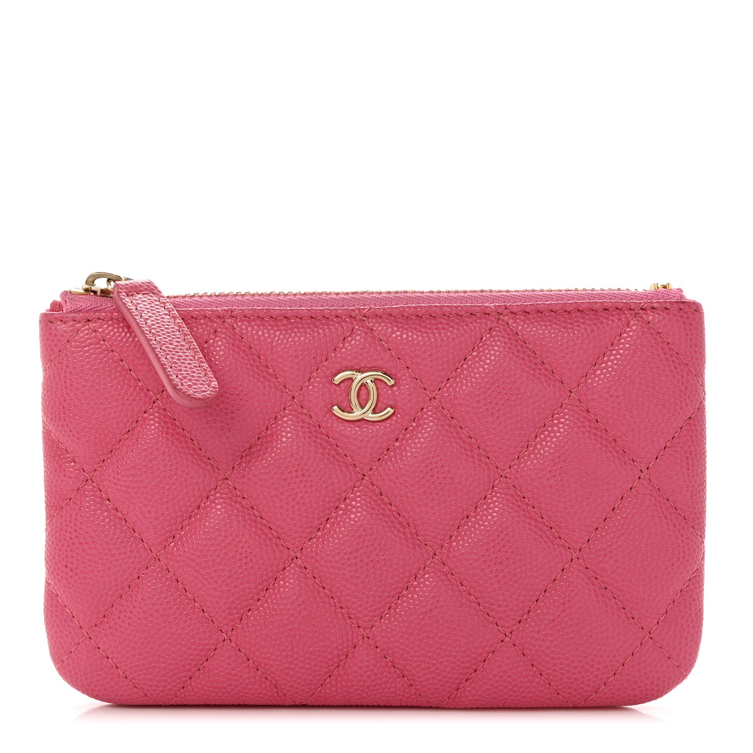 Chanel Caviar Quilted Small Cosmetic Case Pink 1 of 7