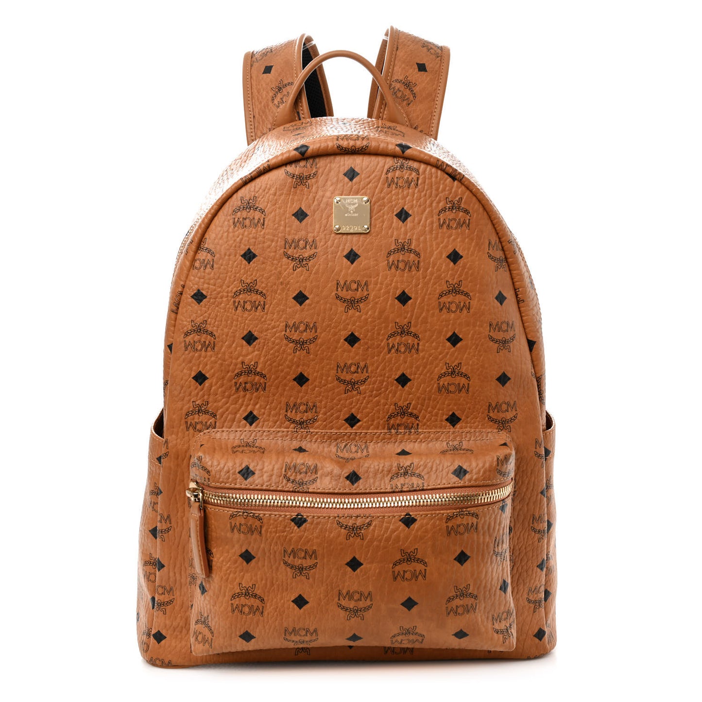 Visetos Mens Medium Stark Backpack Cognac