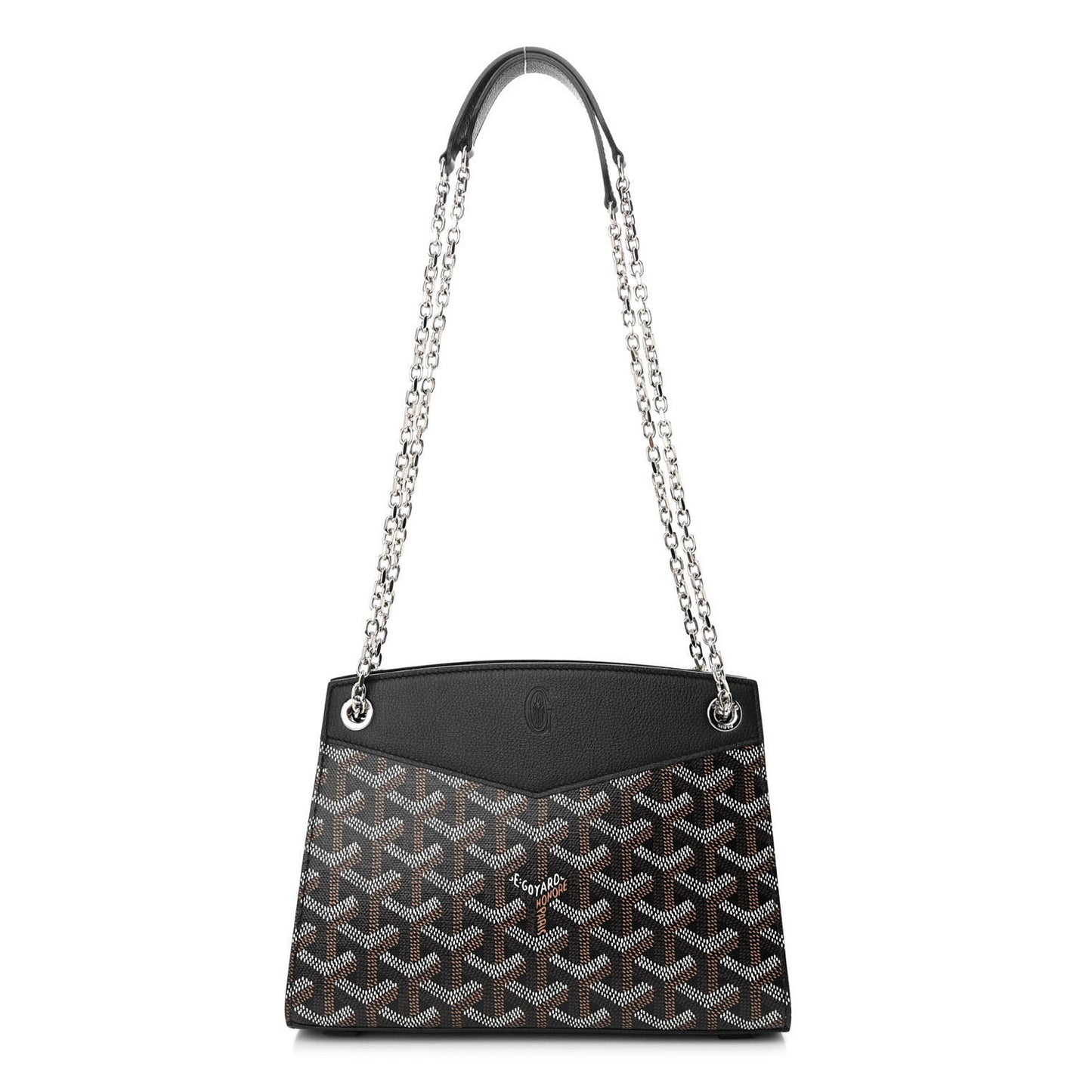 Goyardine Mini Rouette Structure Black